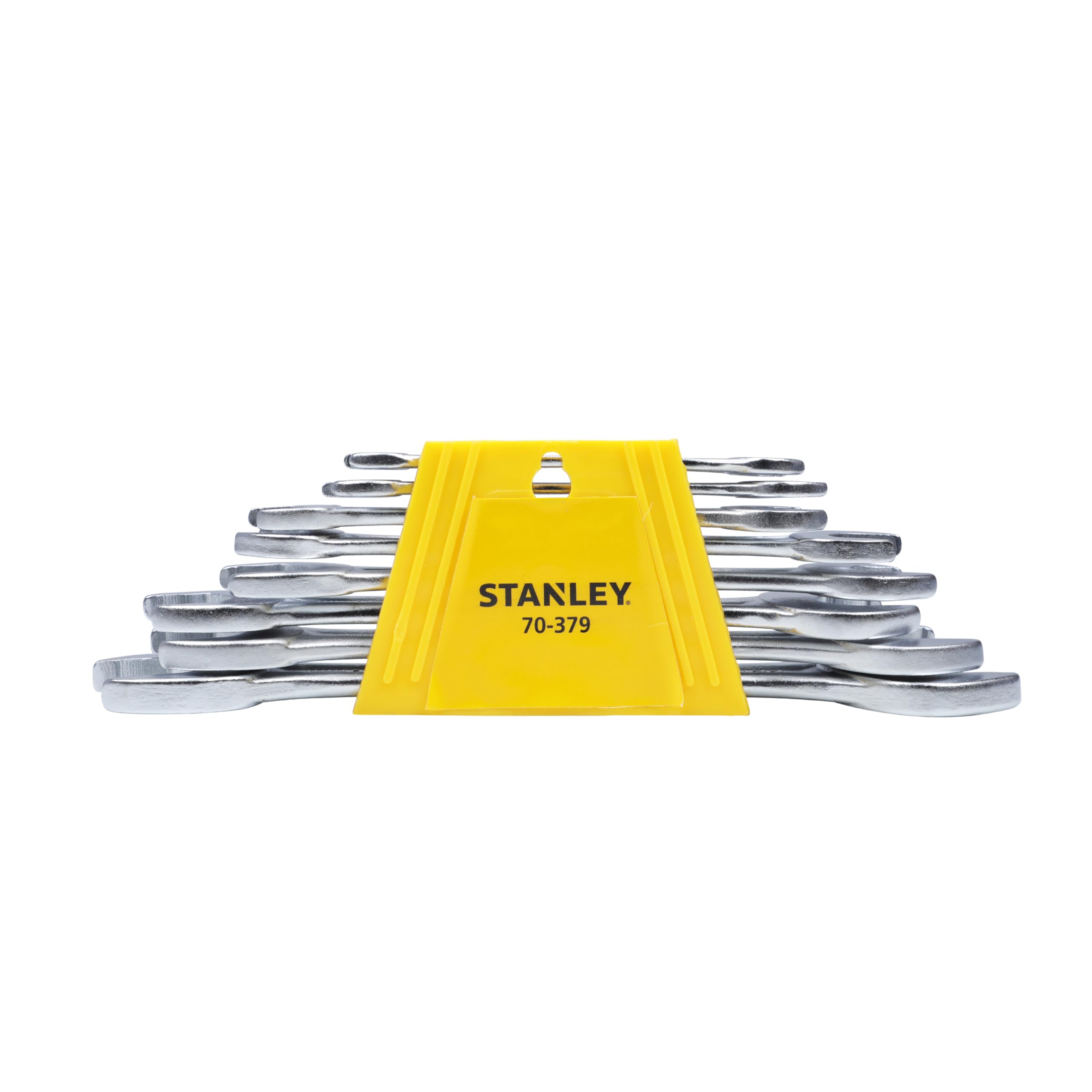 STANLEY 70-379E 8-piece Matte Finish Chrome Vanadium Steel Double Open-End Spanner Set with Maxi-Drive System, Anti-Slip & Anti-Corrosion properties, GREY – view 4