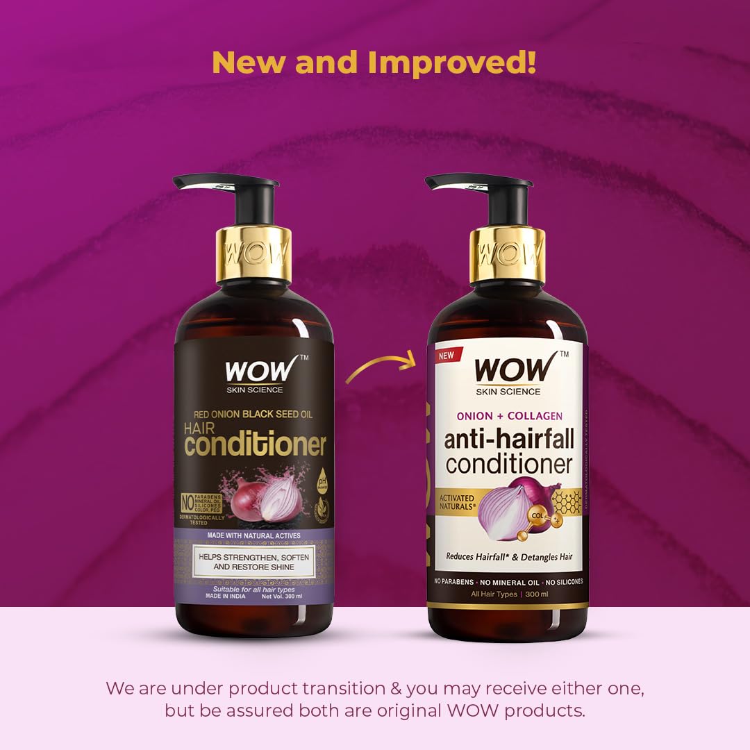 WOW Skin Science Onion Red Seed Oil Conditioner 300 Millilitres – view 2