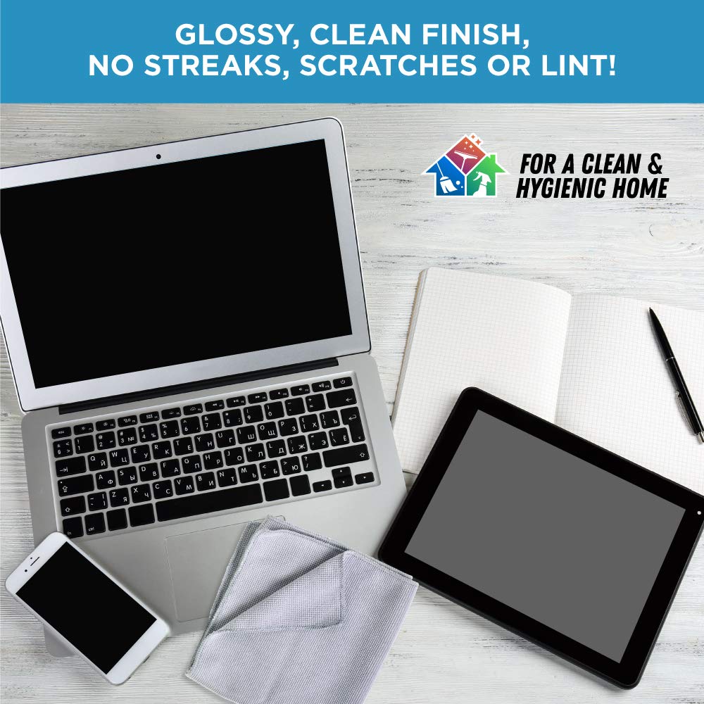 Scotch-Brite Microfiber Polishing Wipe for cleaning TV, Mobile, Laptop, Tablet screens & Spectacles (Pack of 1, Grey) – view 5