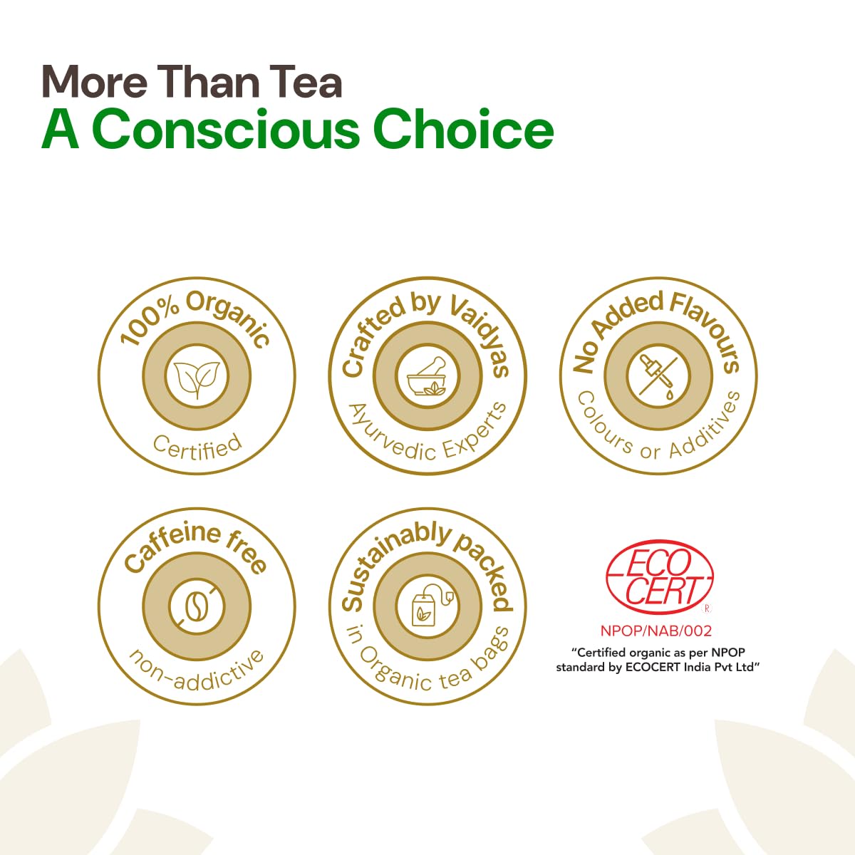 Maharishi Ayurveda Organic Certified Green Tea Classic - 100g – view 6