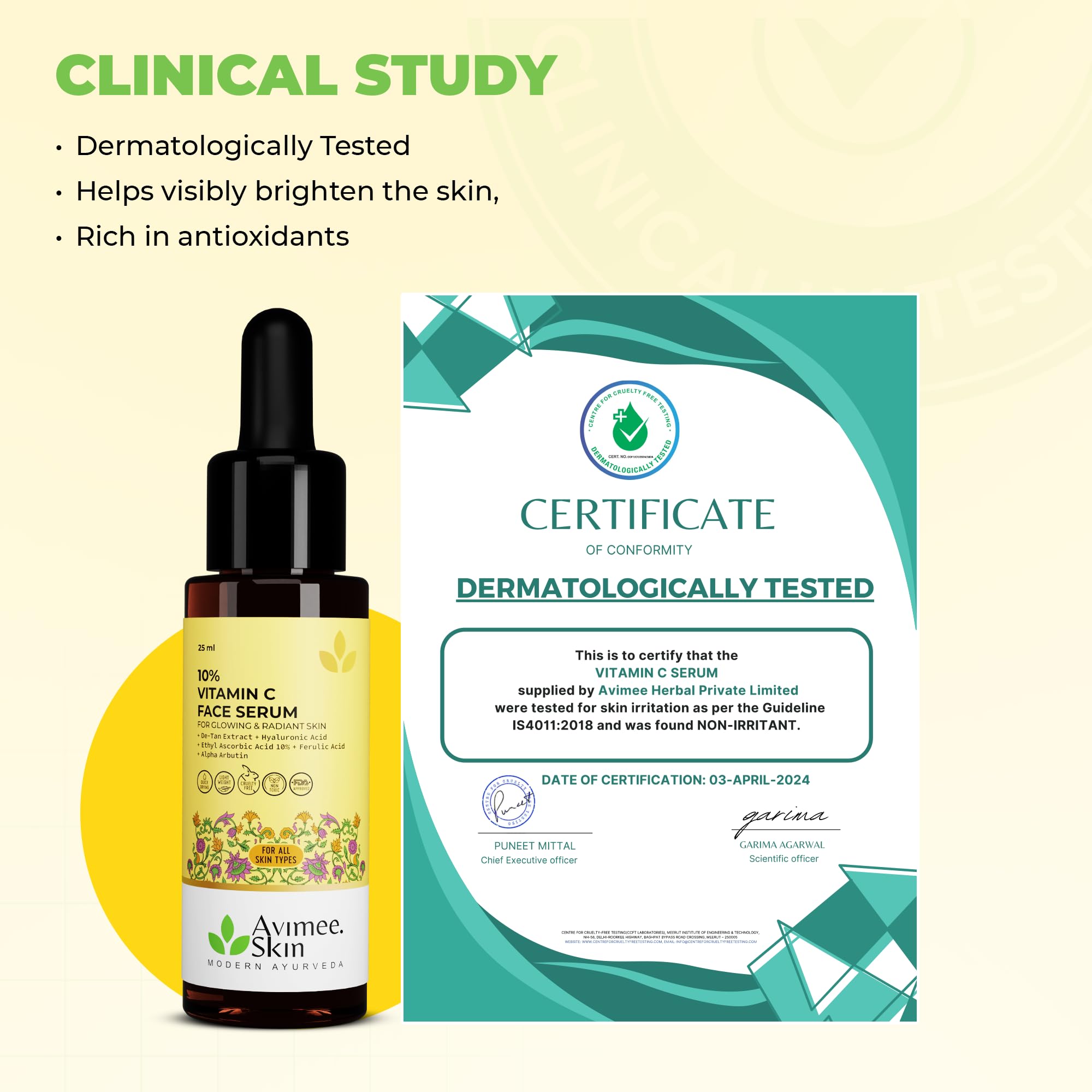 Avimee Herbal 10% Vitamin C Serum for Glowing Skin – view 7