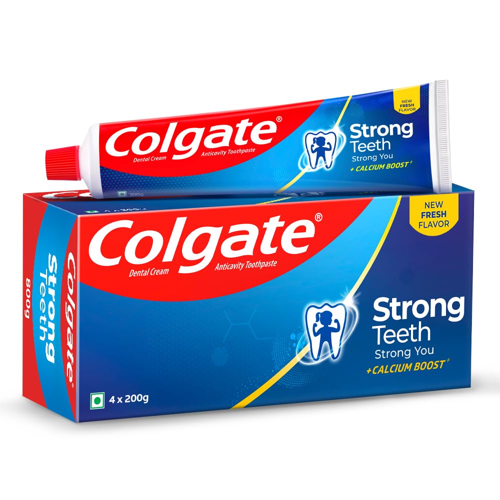 Colgate Strong Teeth calcium-boost toothpaste combo pack 200g x 4