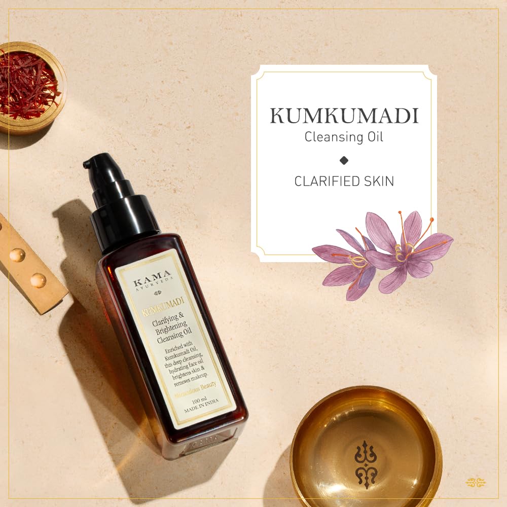Kama Ayurveda Kumkumadi Clarifying & Brightening Cleansing Oil 50Ml – view 2