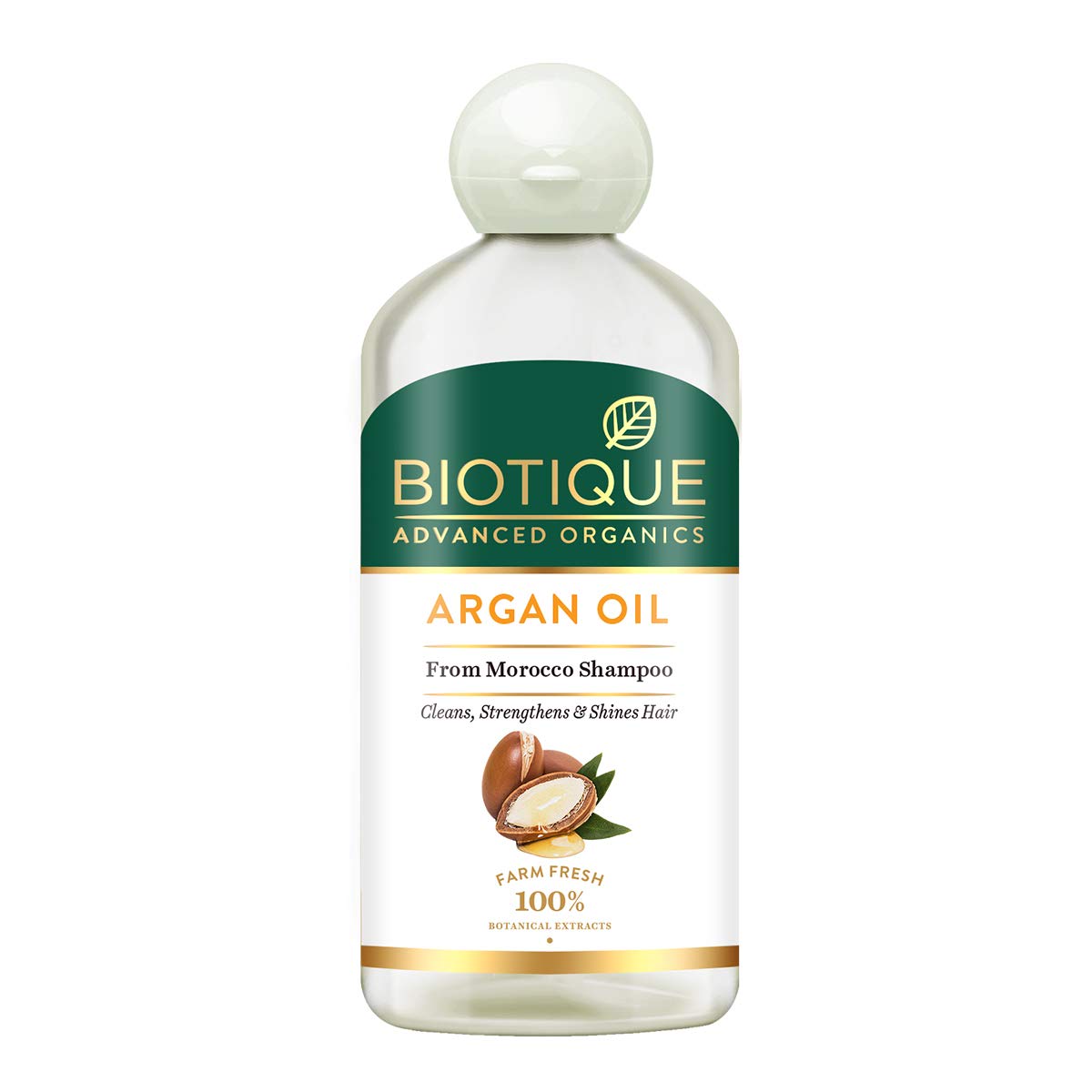 Biotique argan oil shampoo 300 ml bottle hero shot