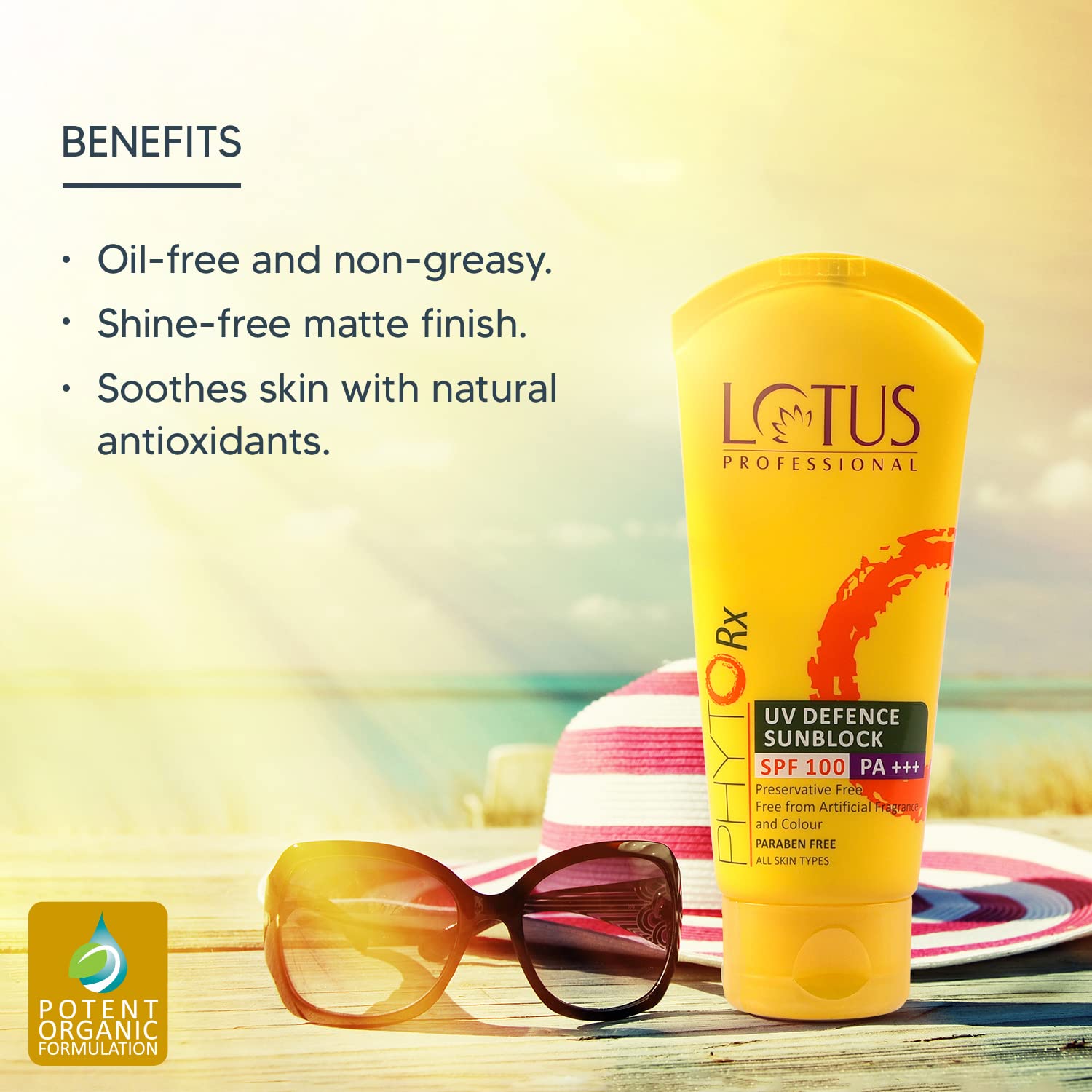 Lotus Professional Uv Defence Sunblock SPF 100, Cream, White, 50g – view 2