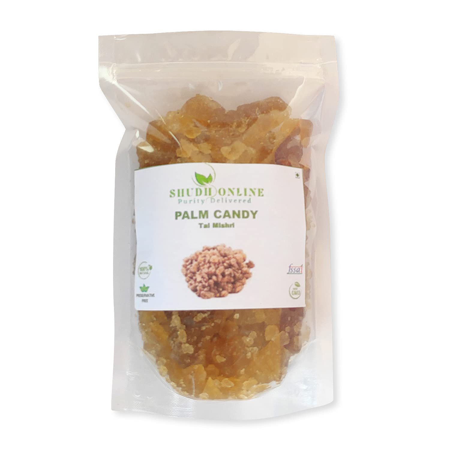 Shudh Online palm sugar crystal packet, 250 g tal mishri