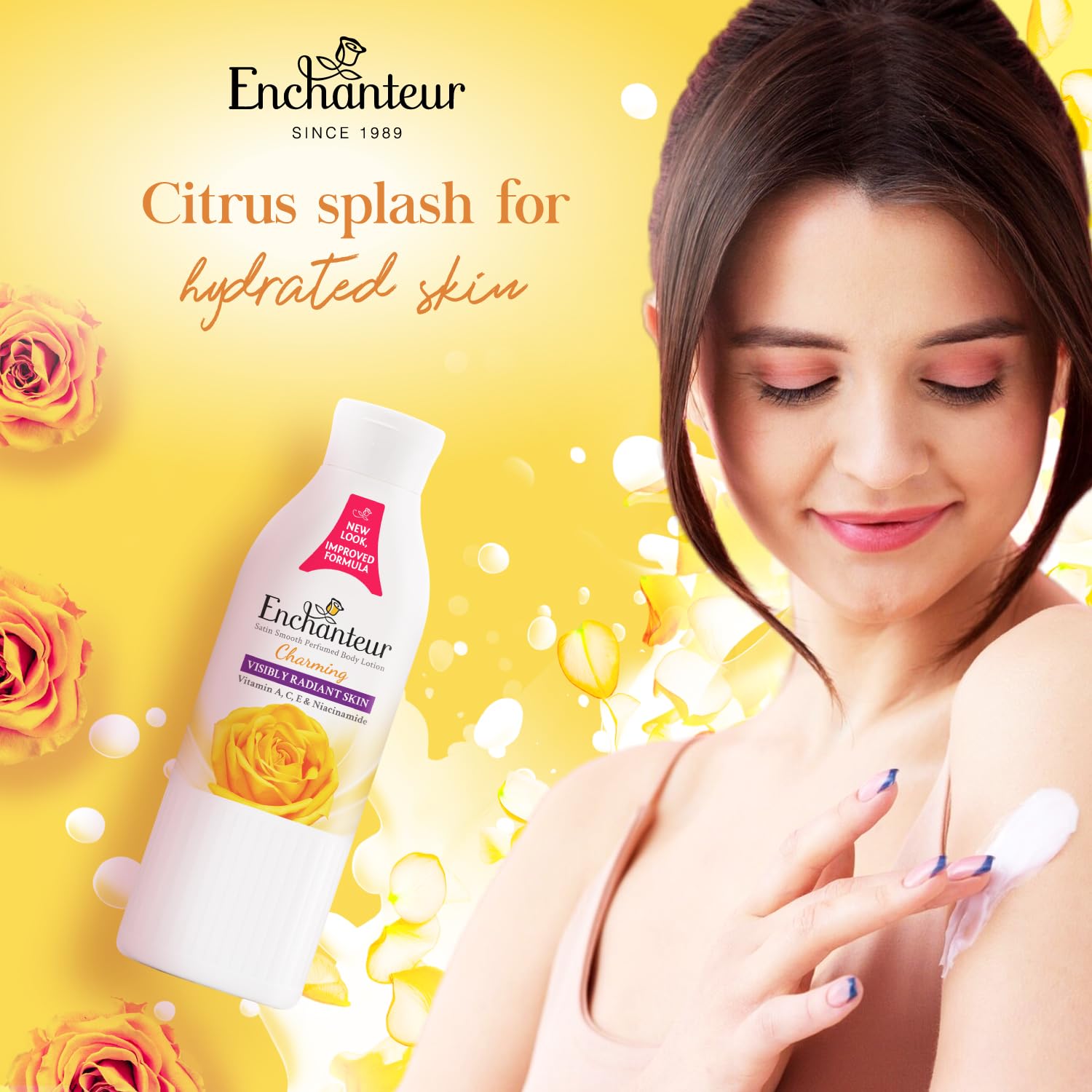Enchanteur Charming Perfumed Body Lotion, 250ml, with Aloe Vera & Olive Butter for Satin Smooth Skin – view 5