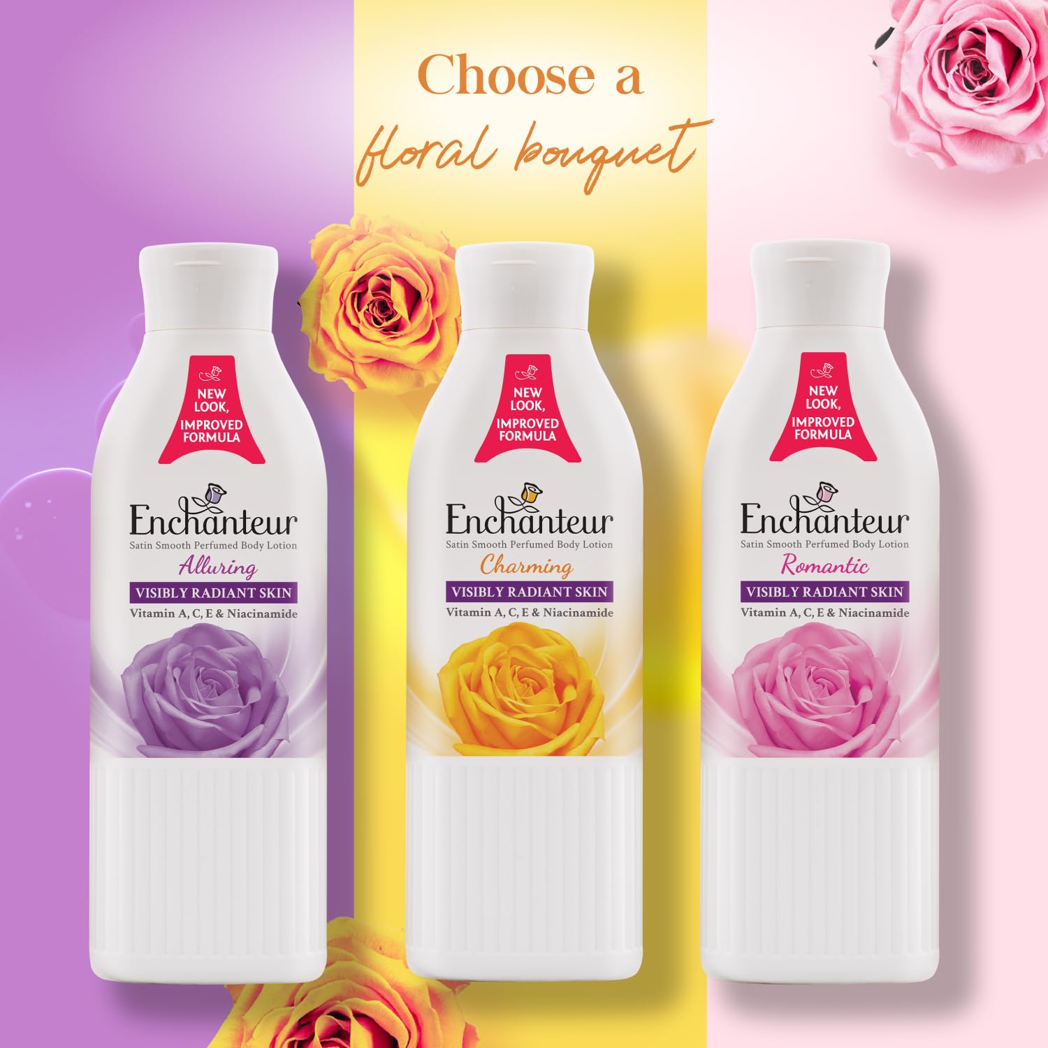 Enchanteur Charming Perfumed Body Lotion, 250ml, with Aloe Vera & Olive Butter for Satin Smooth Skin – view 9