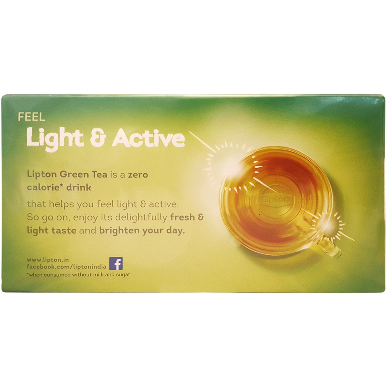 Lipton Green Tea Bags - Pure and Light, 25 Bags Carton – view 4