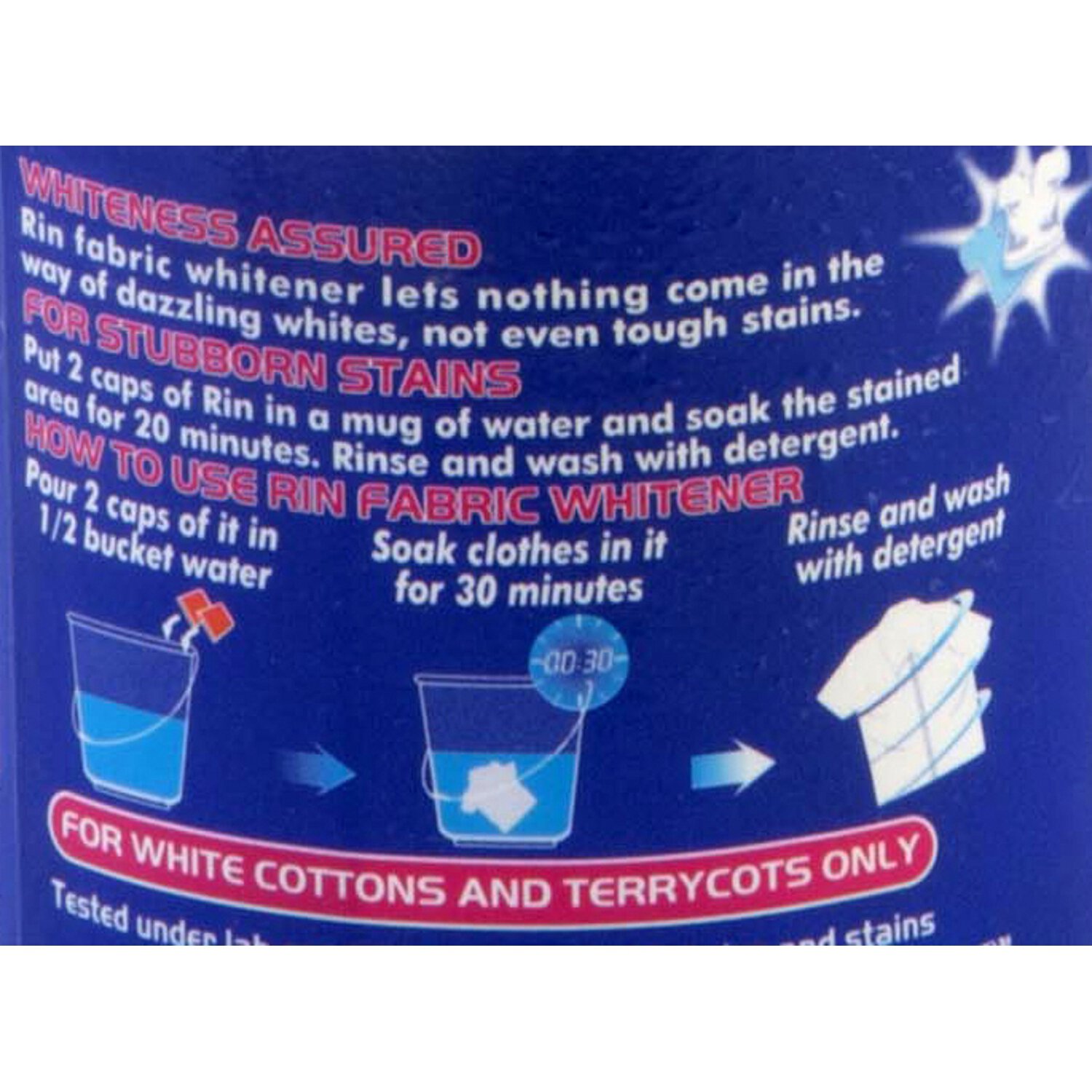 Rin Fabric Whitener - Liquid (ALA), 500ml Bottle – view 3