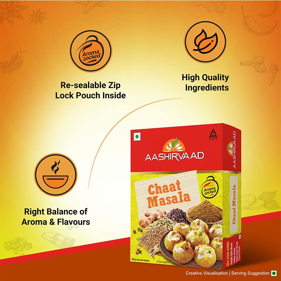 Aashirvaad Chaat Masala, 100g – view 3