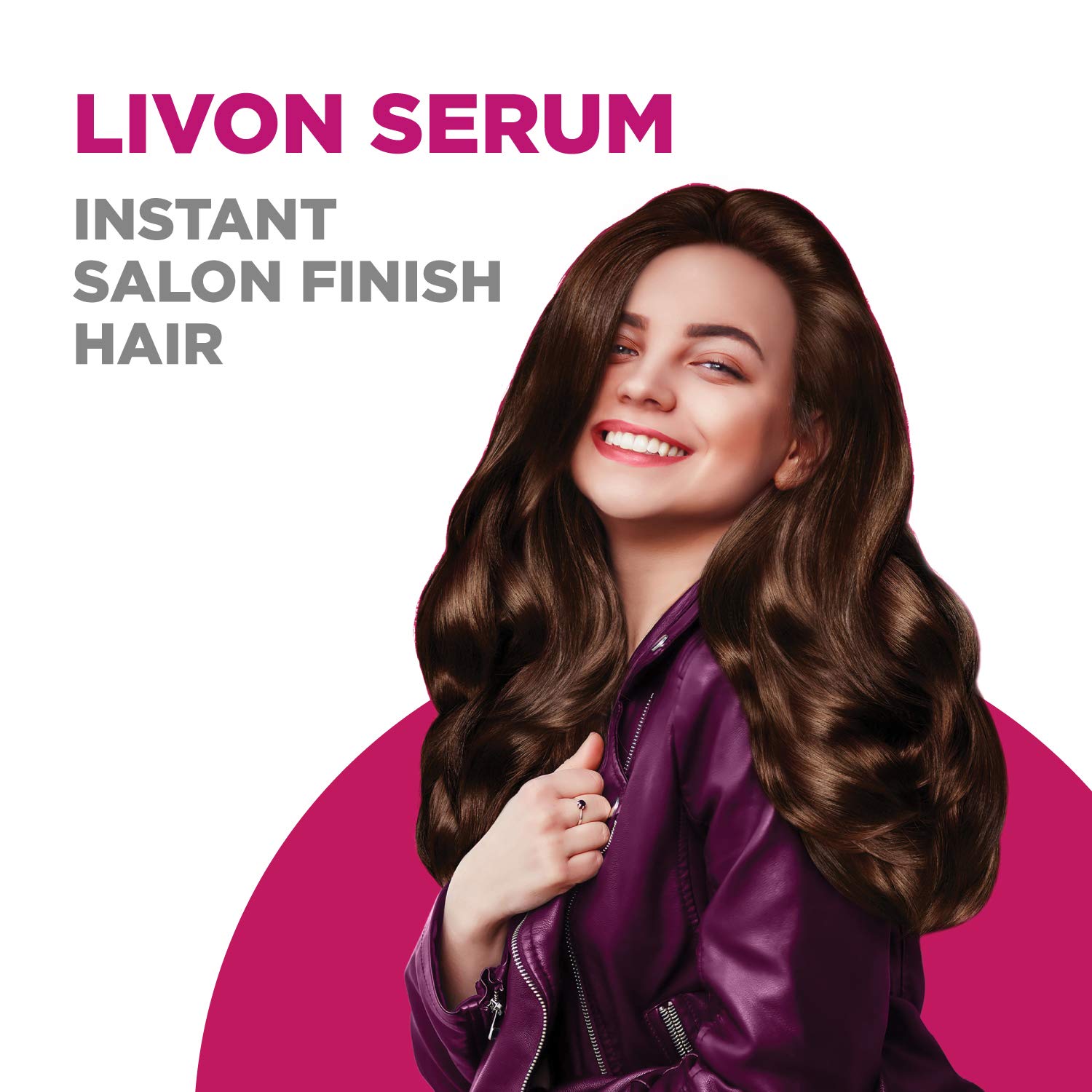 Livon Serum, 100ml (Pack of 2) and Livon Hair Straightening Serum for Straighter Hair Upto 12 Hours & 5X Less Breakage, With Heat Activa – view 4