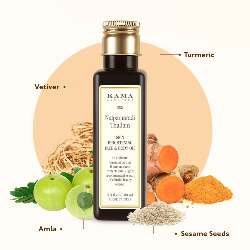 Kama Ayurveda Nalpamaradi Skin Brightening Treatment Oil, 100ml – view 4