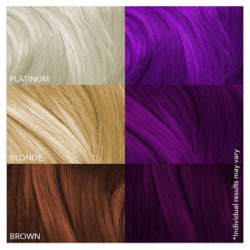 Paradyes Semi-permanent Electric Purple DIY Conditioner Based Hair Colour infused with Aloe-vera, Bhringaraj, Brahmi, Almonds & Amla 120 gm – view 6