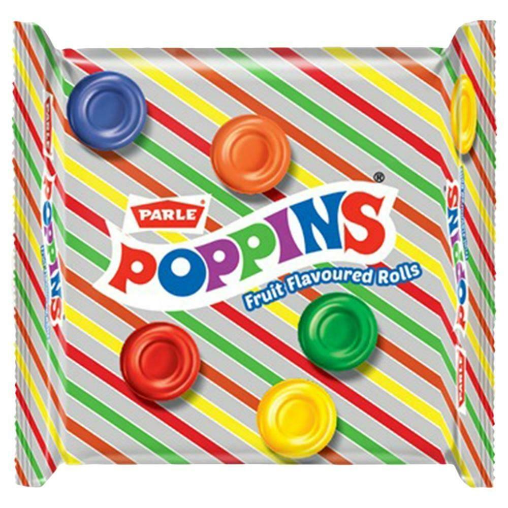 Front view of Parle Poppins candy pouch 100 g