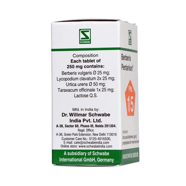 Dr.Willmar Schwabe India Berberis Pentarkan 20 Gm – view 2