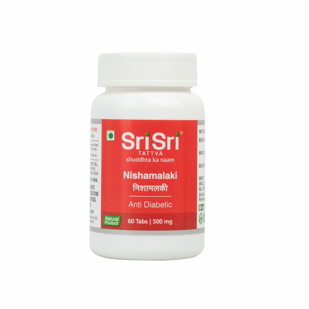 Sri Sri TATTVA shuddhta ka naam Nishamalaki Tablet - Anti-Diabetic, 60 Tabs (Pack Of 2)