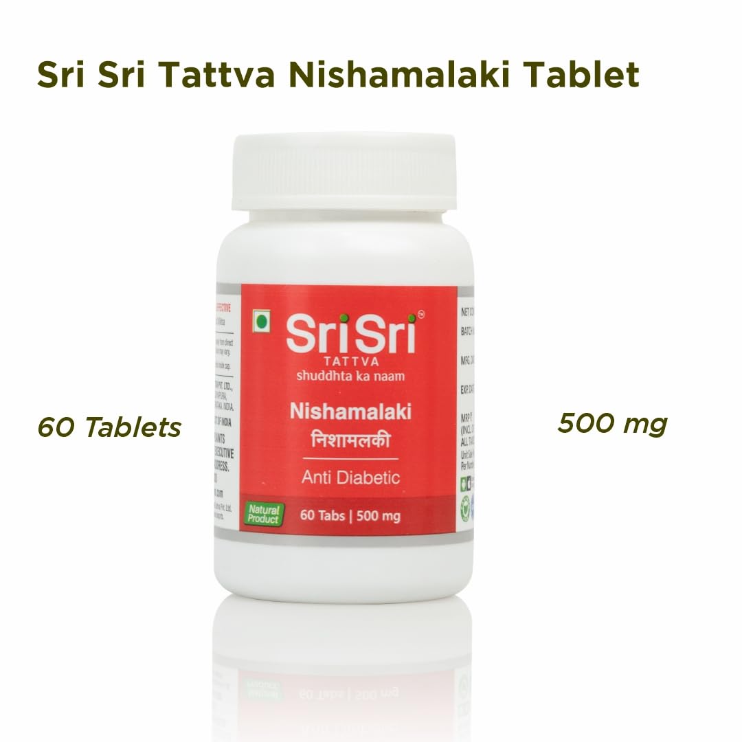 Sri Sri TATTVA shuddhta ka naam Nishamalaki Tablet - Anti-Diabetic, 60 Tabs (Pack Of 2) – view 2