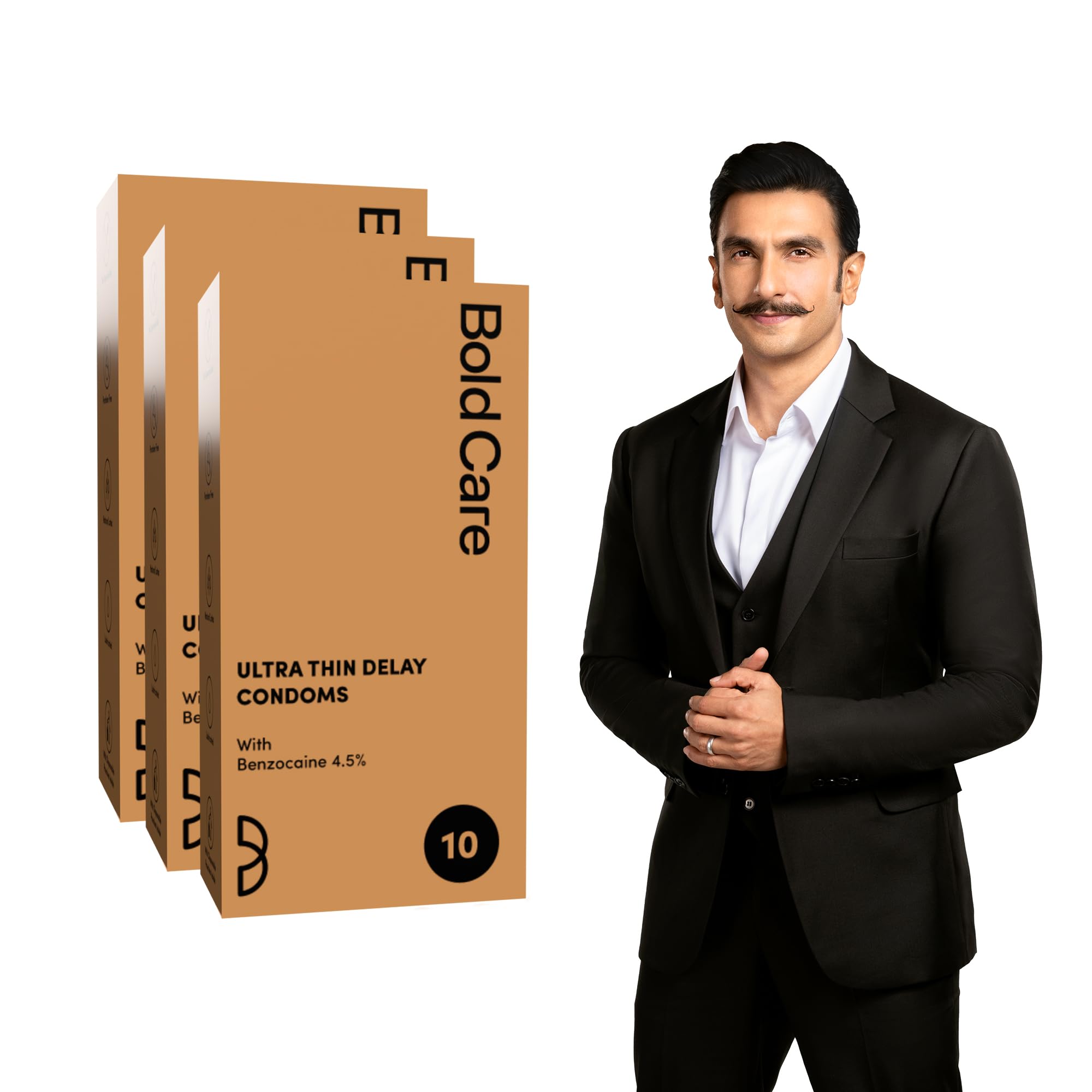 Bold Care Ultra Thin Long Last Condoms (Pack of 3)