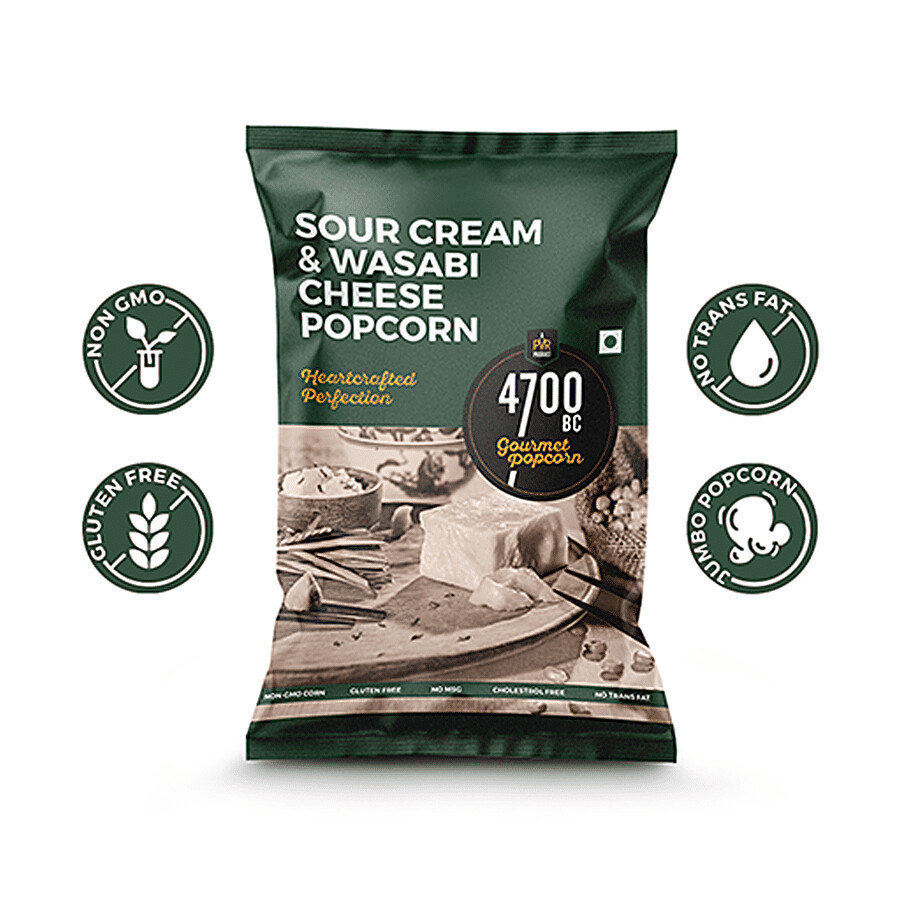 4700BC Gourmet Popcorn - Sour Cream & Wasabi Cheese 35 g – view 7