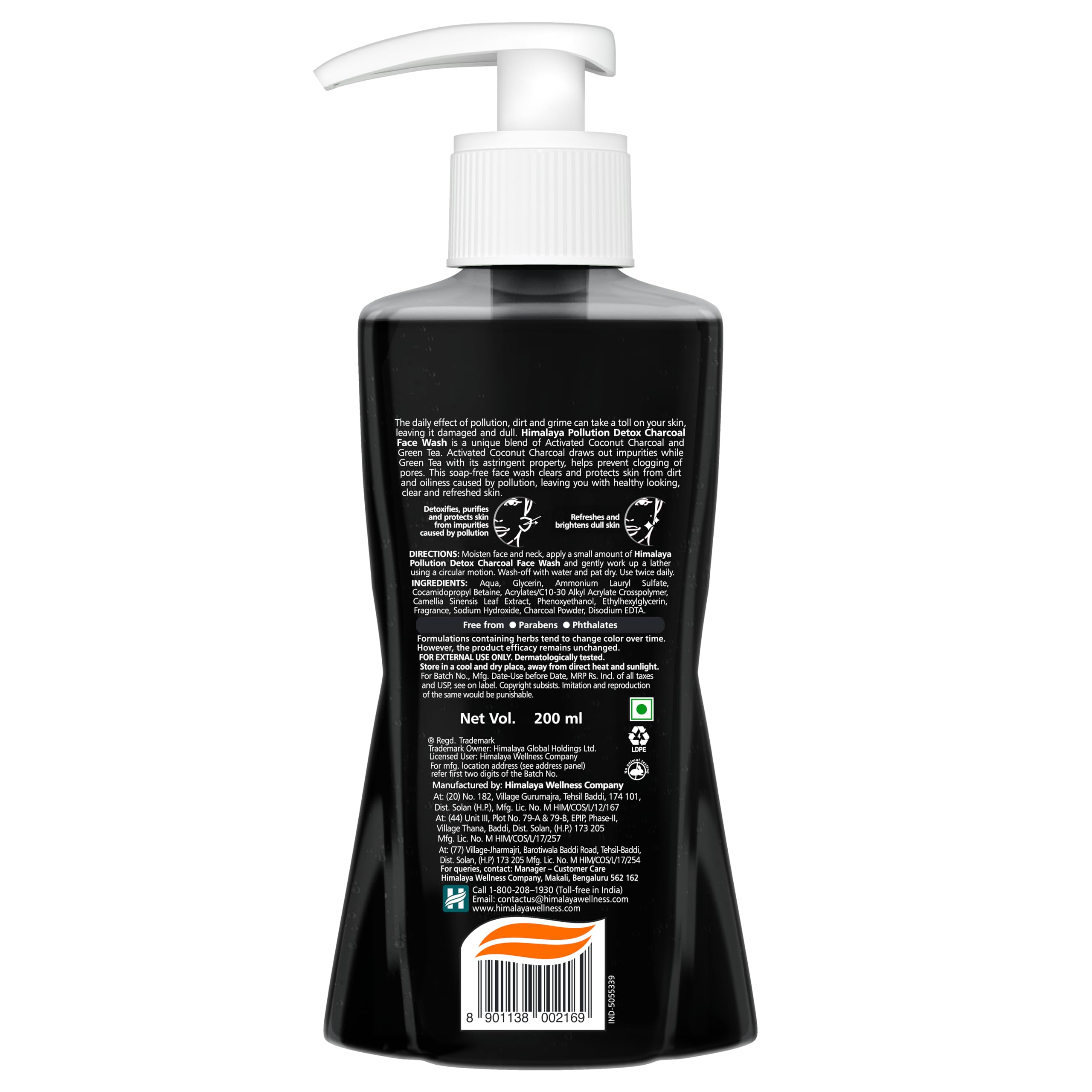 Himalaya Wellness Pollution Detox Charcoal Face Wash – view 2