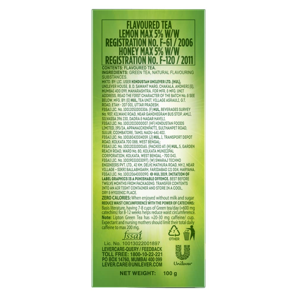 Lipton Honey Lemon Green Tea, 100g – view 2