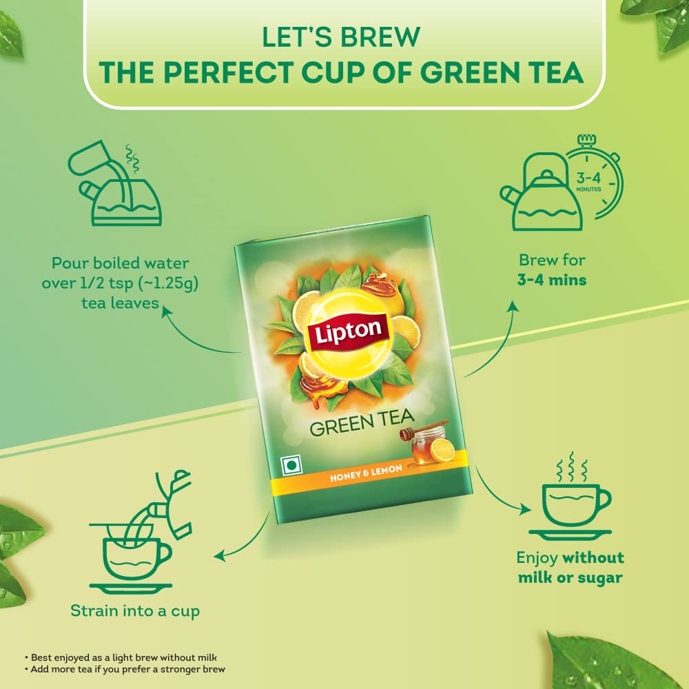Lipton Honey Lemon Green Tea, 100g – view 4