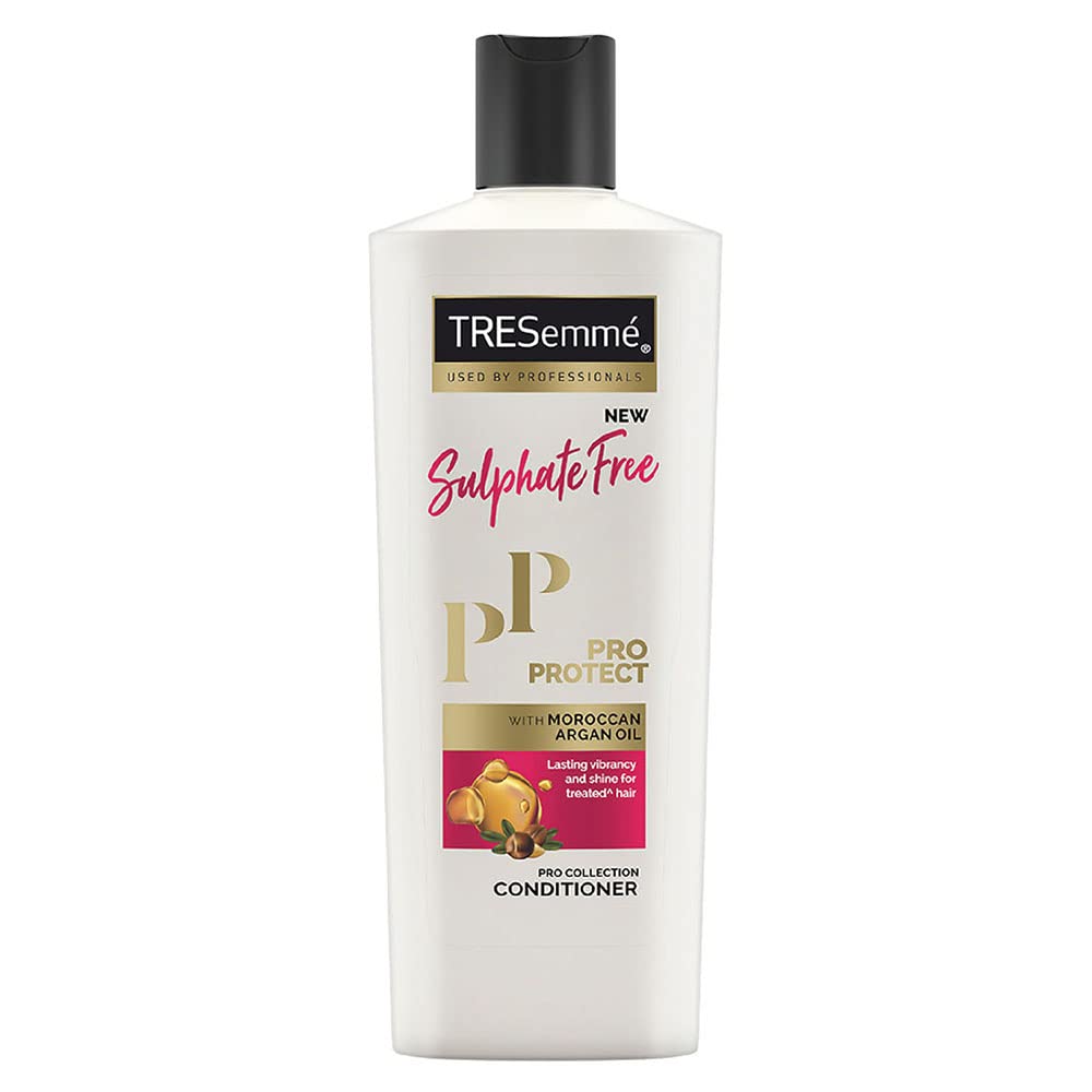 Front view of TRESemmé sulfate-free conditioner bottle, 190 ml