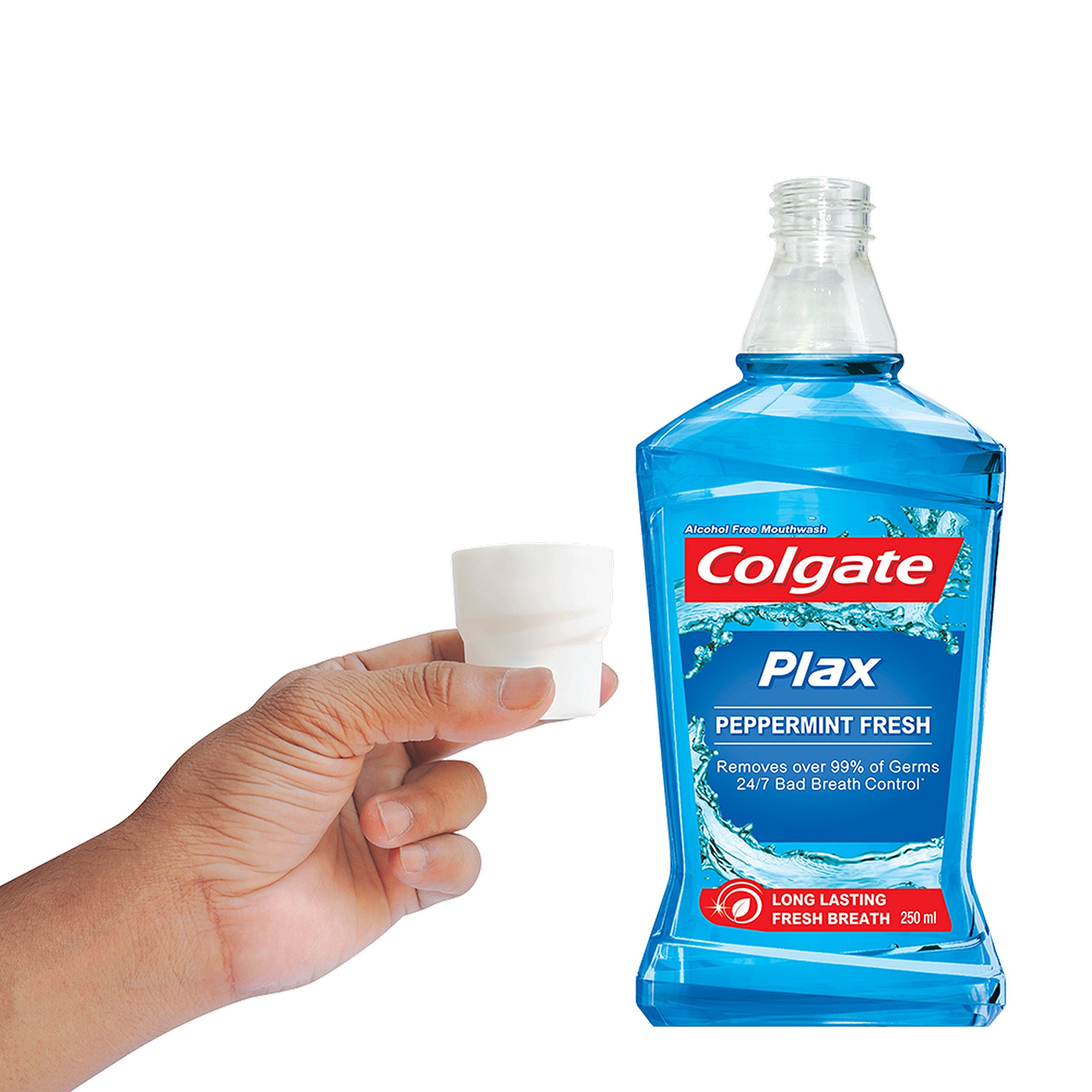 Colgate Plax Mouthwash - 250 ml (Pepper Mint, Buy 2 Get 1 Free) – view 3