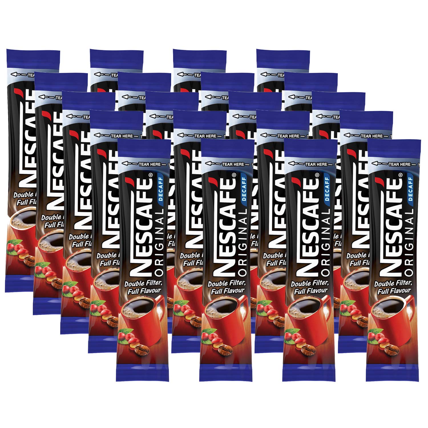 Nescafe Original decaffeinated coffee sachets medium roast 20-pack