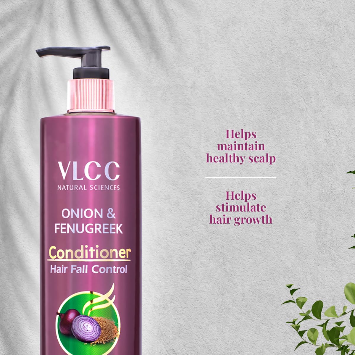 VLCC Onion & Fenugreek Conditioner For Hair Fall Control (200ml) – view 5