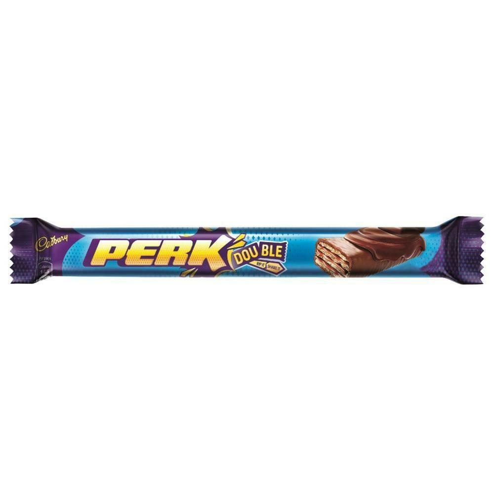 Cadbury Perk Indian chocolate wafer bar front pack shot