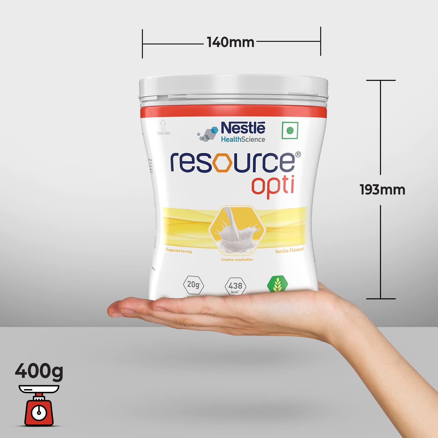 Resource Opti Nestle Resource Opti- 400g Pet Jar Pack (Vanilla Flavour) – view 6