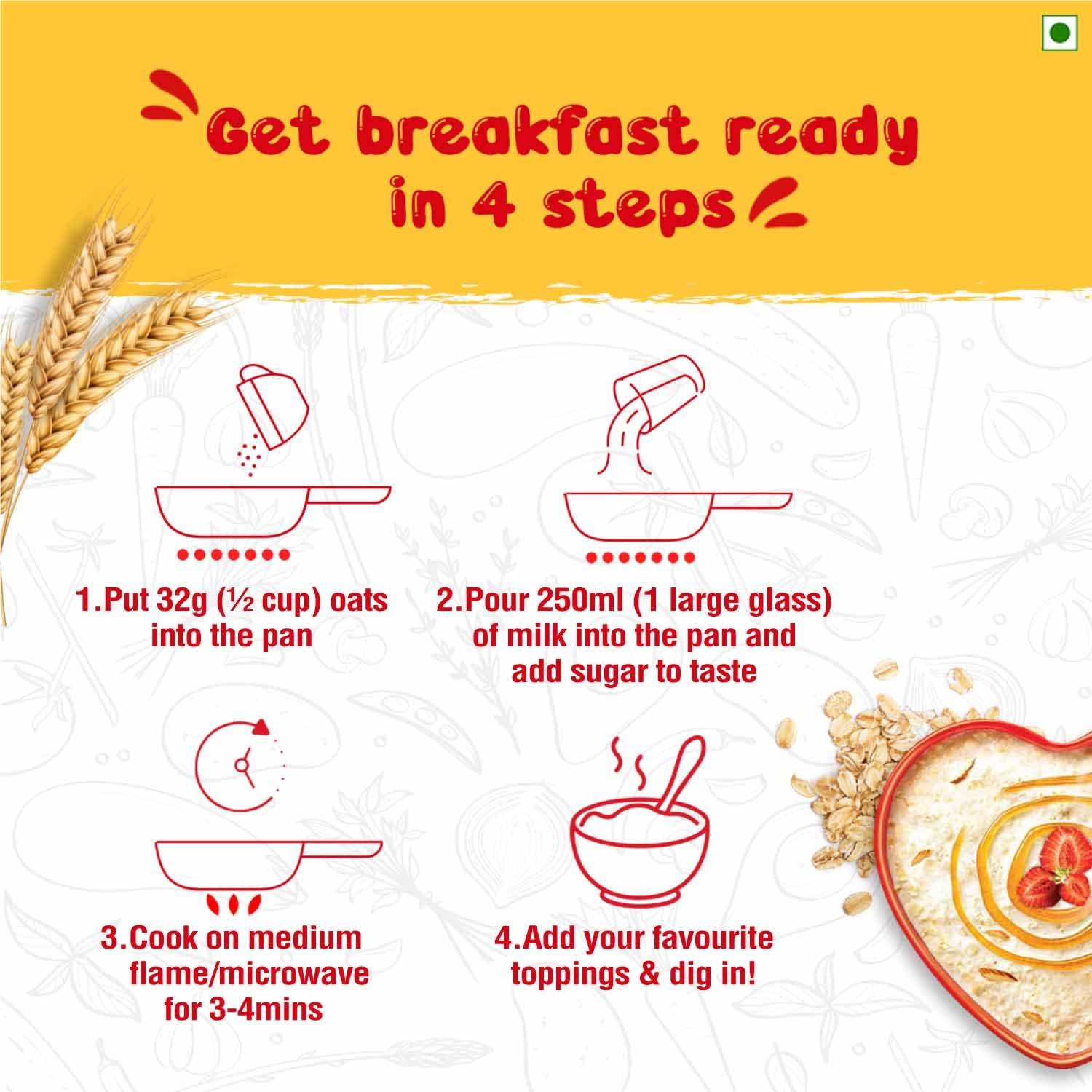 Saffola Oats – view 7