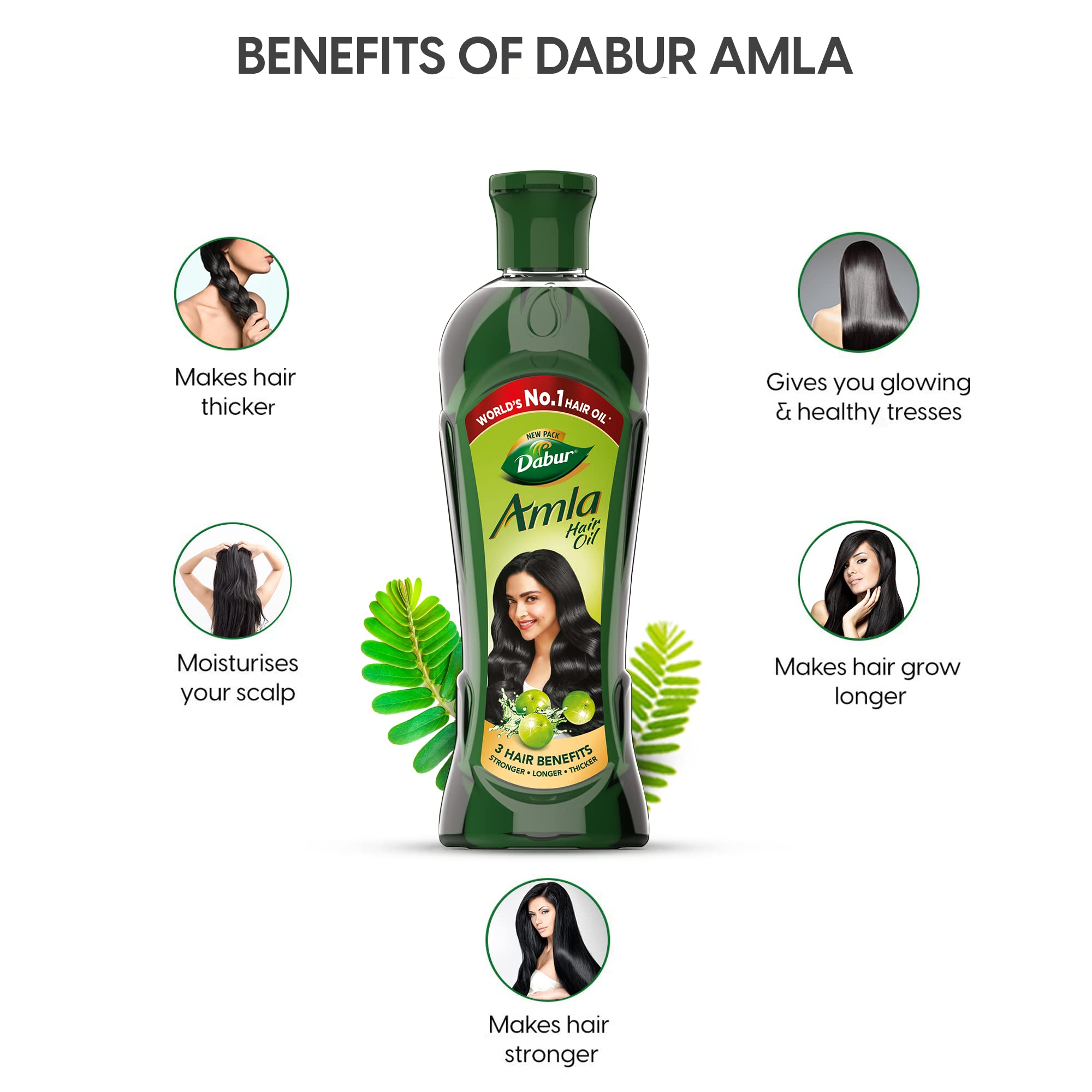 Dabur Amla Hair Oil - 550 ml – view 4