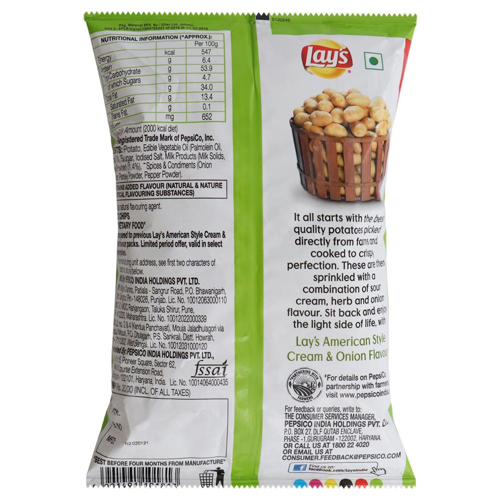 Lay's American Style Cream & Onion Potato Chips 40 G – view 2