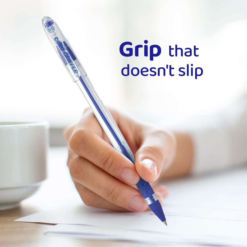 Cello Gripper Ball Pen Set - Pack of 25 (Blue) – view 5