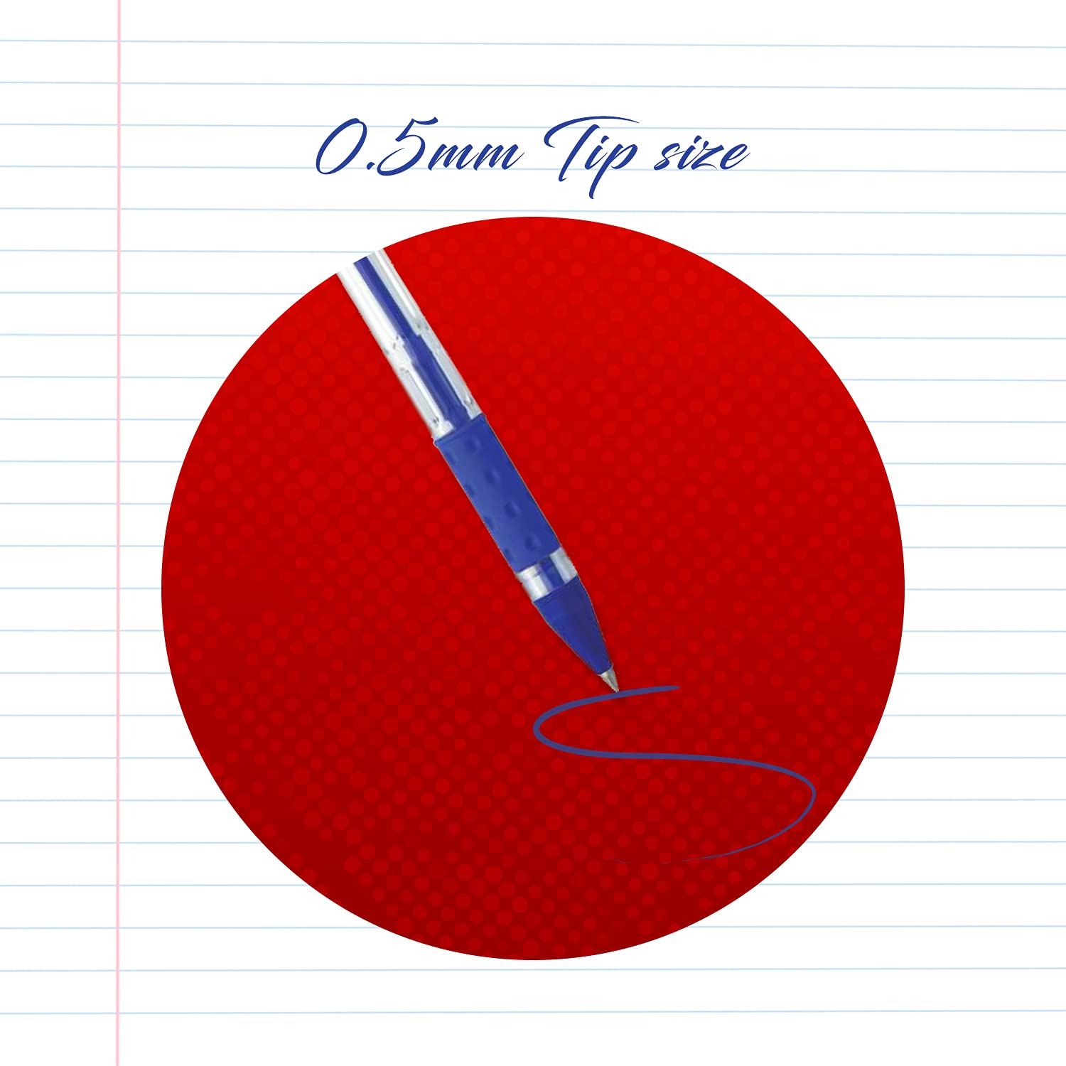 Cello Gripper Ball Pen Set - Pack of 25 (Blue) – view 9