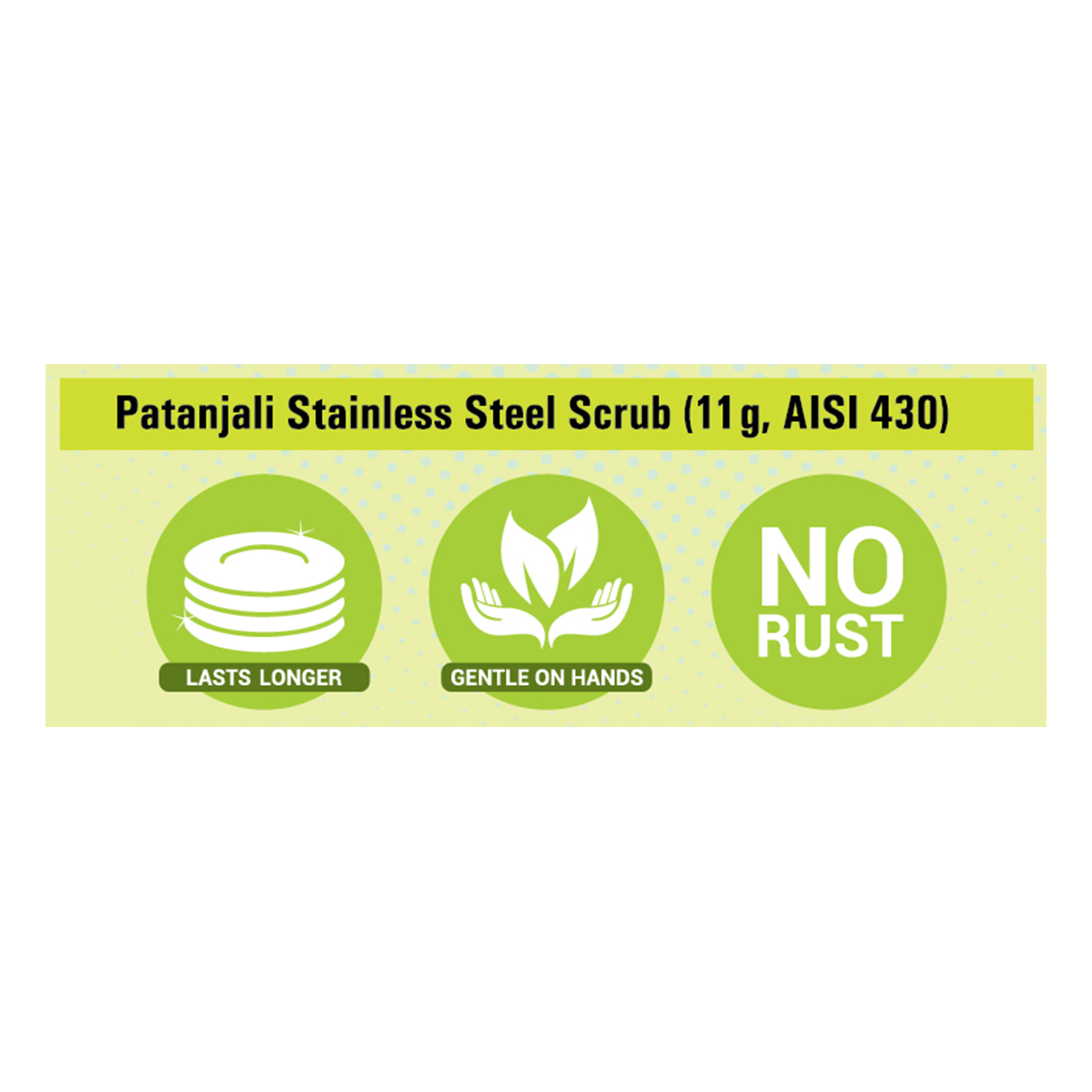 Patanjali Super Steel Scrub 11 g – view 3