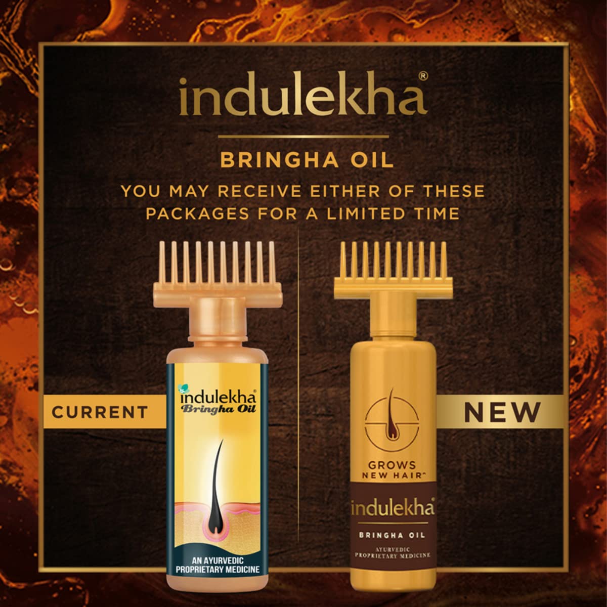 Indulekha Bringha, Ayurvedic Hair Oil, 250ml, for Hair Fall Control, with Amla & Coconut Oil, with Comb Applicator – view 7