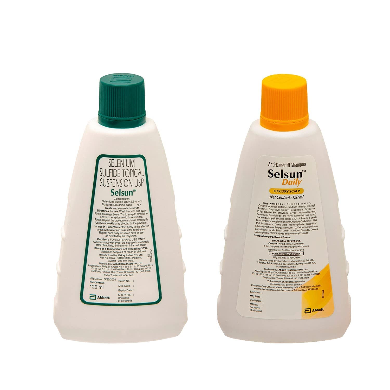 Abbott Selsun Daily Anti-Dandruff Shampoo and Selsun Suspension Anti Dandruff Shampoo (Daily 120 ml+Suspension 120ml)-Pack of 2 – view 9