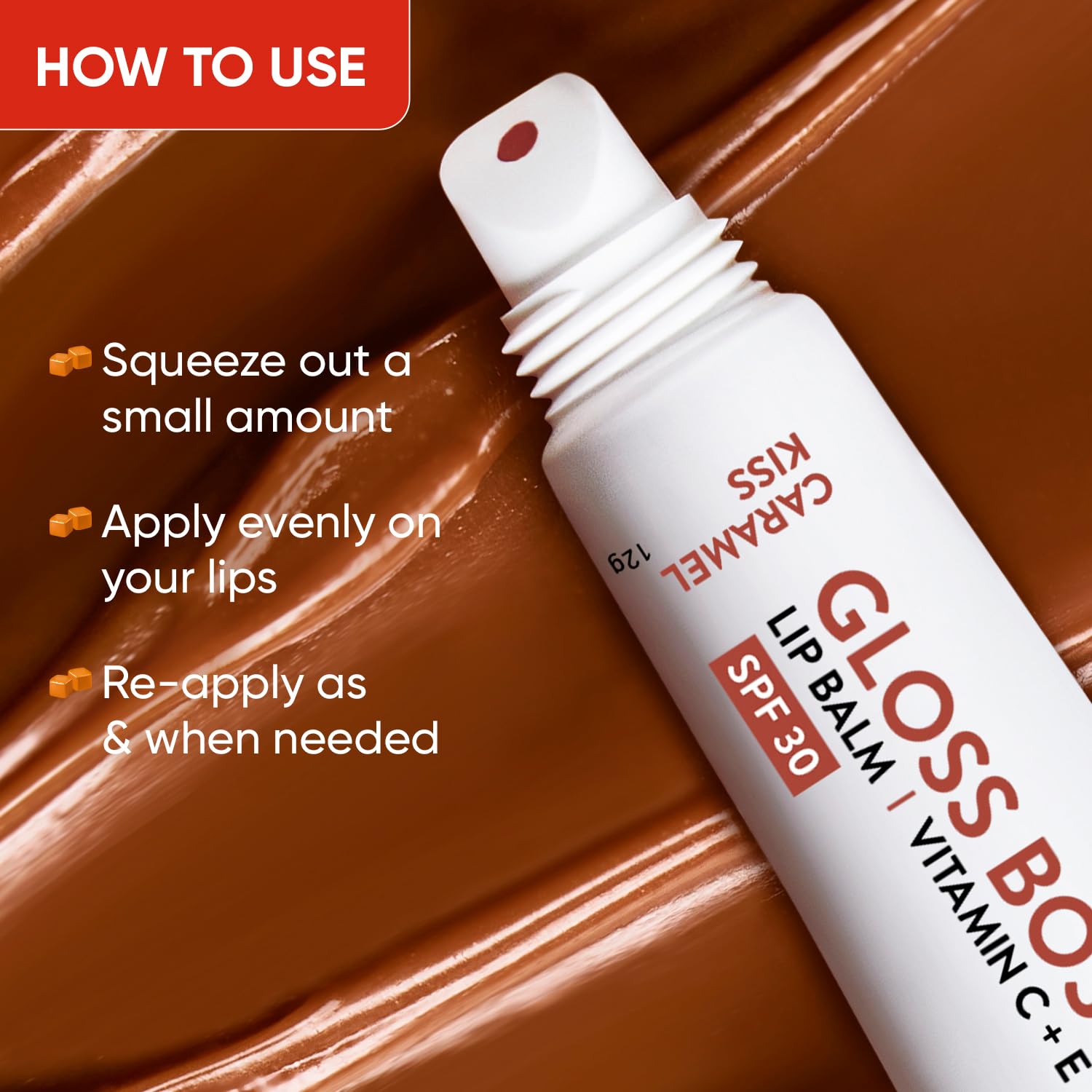 DOT & KEY Dot&Key Salted Caramel Tinted Lip Balm(12Gm) – view 6