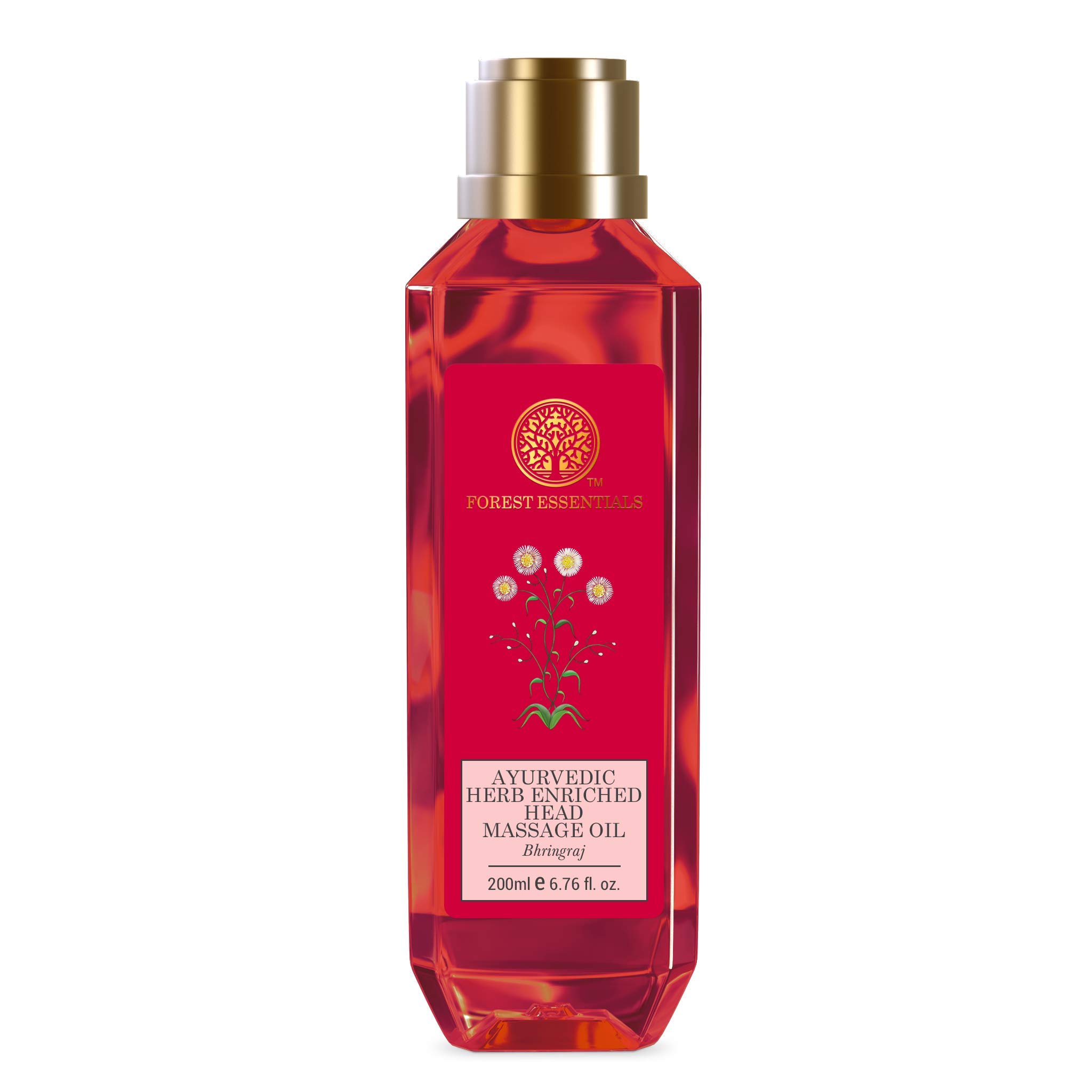 Forest Essentials Ayurvedic Bhring Raj Herb Enriched Head Massage Oil, 200ml & Forest Essentials Hair Conditioner Bhringraj and Shikakai, 50ml – view 2