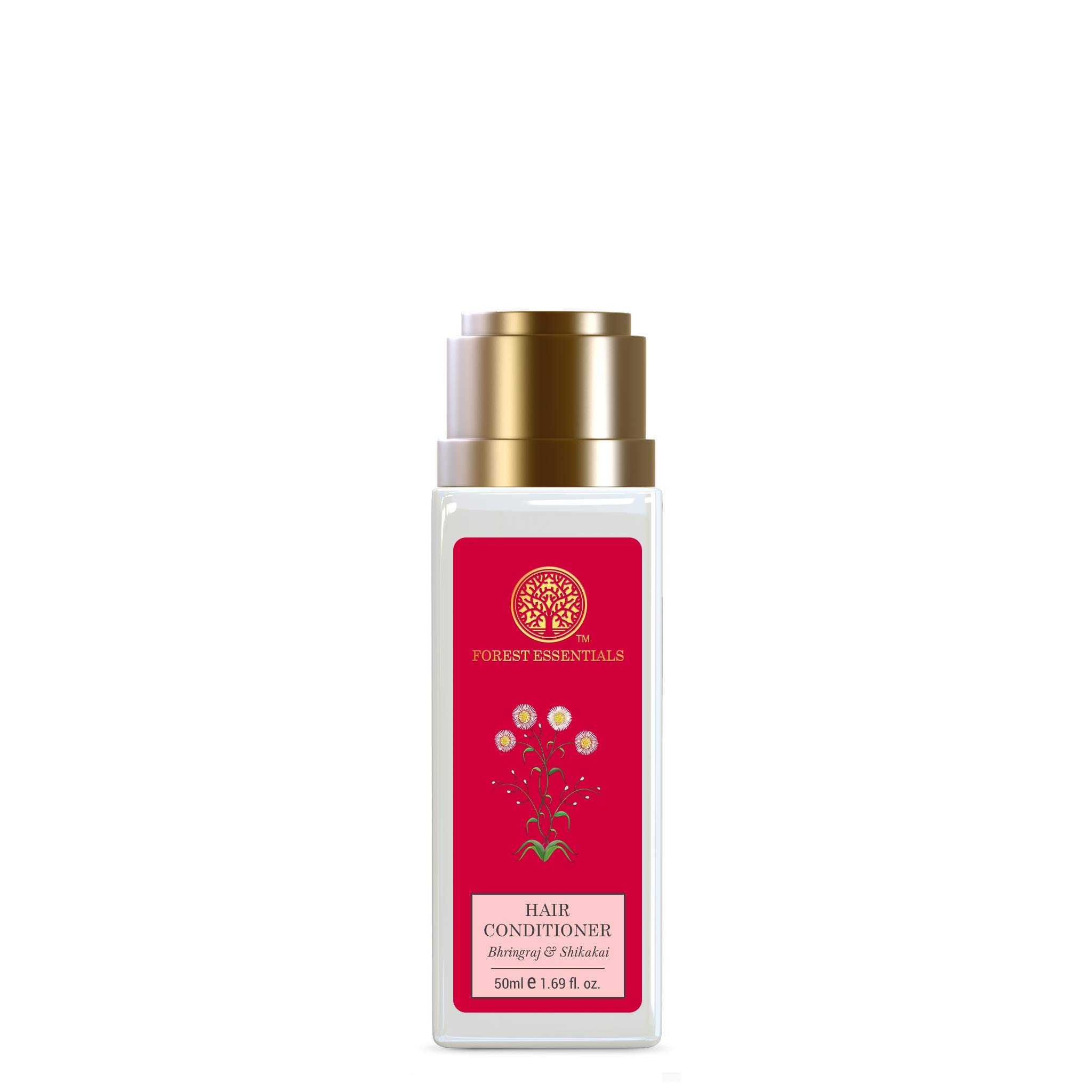 Forest Essentials Ayurvedic Bhring Raj Herb Enriched Head Massage Oil, 200ml & Forest Essentials Hair Conditioner Bhringraj and Shikakai, 50ml – view 5