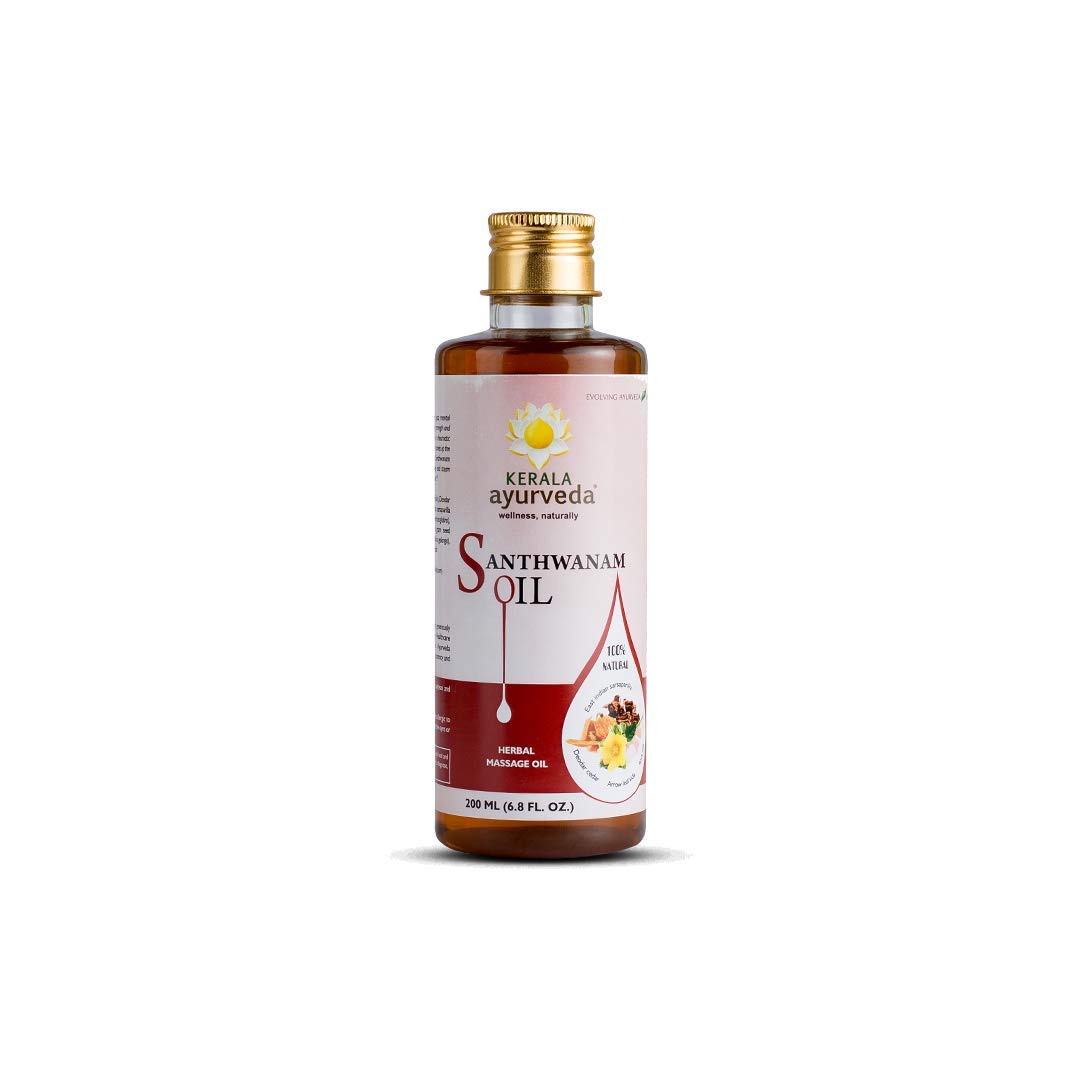 Kerala Ayurveda Santhwanam herbal massage oil bottle 250 ml