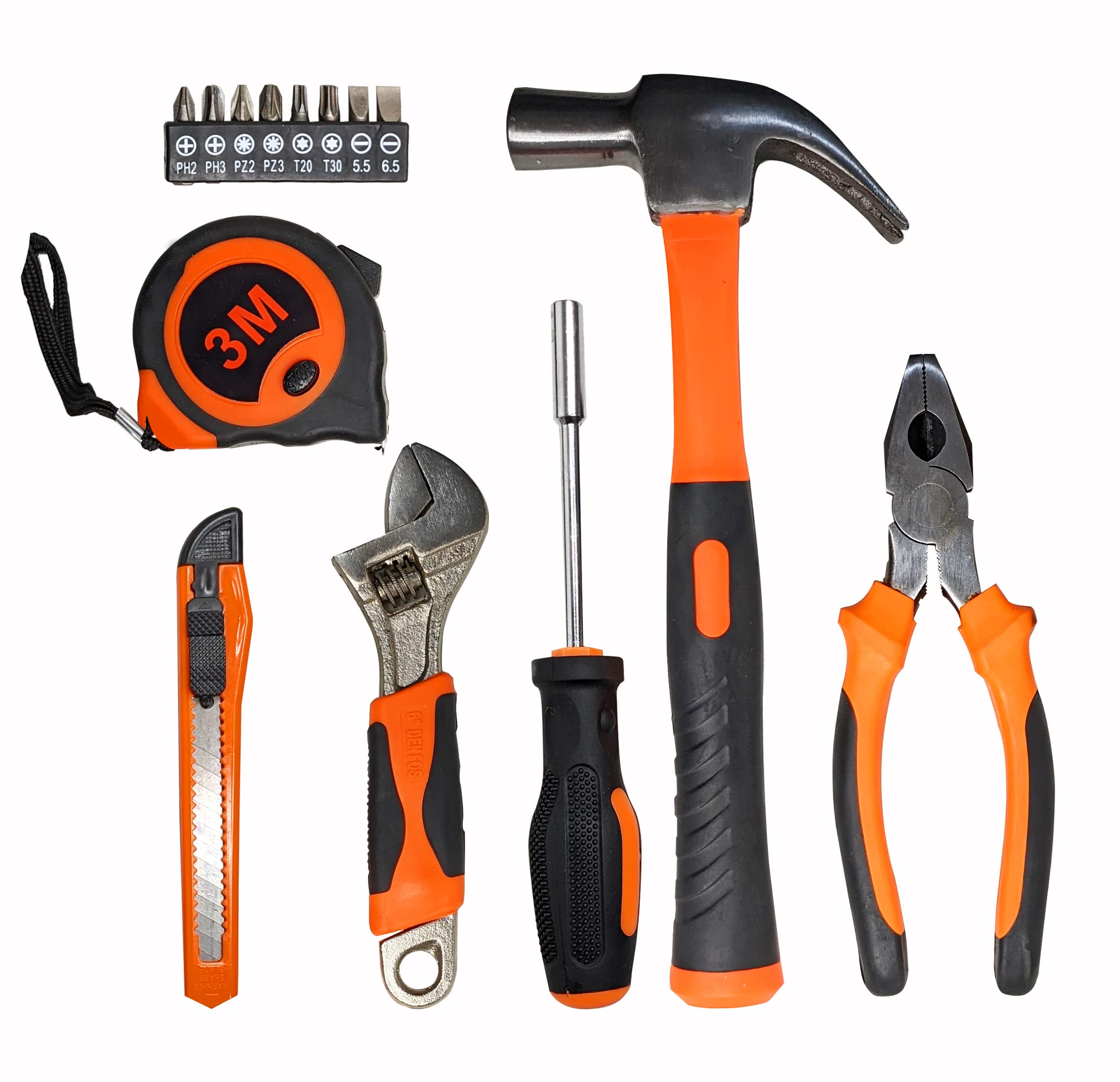 IBELL HT17-30 Hand Tool Kit for Household DIY & Emergency Maintenance (14 Pieces) – view 3