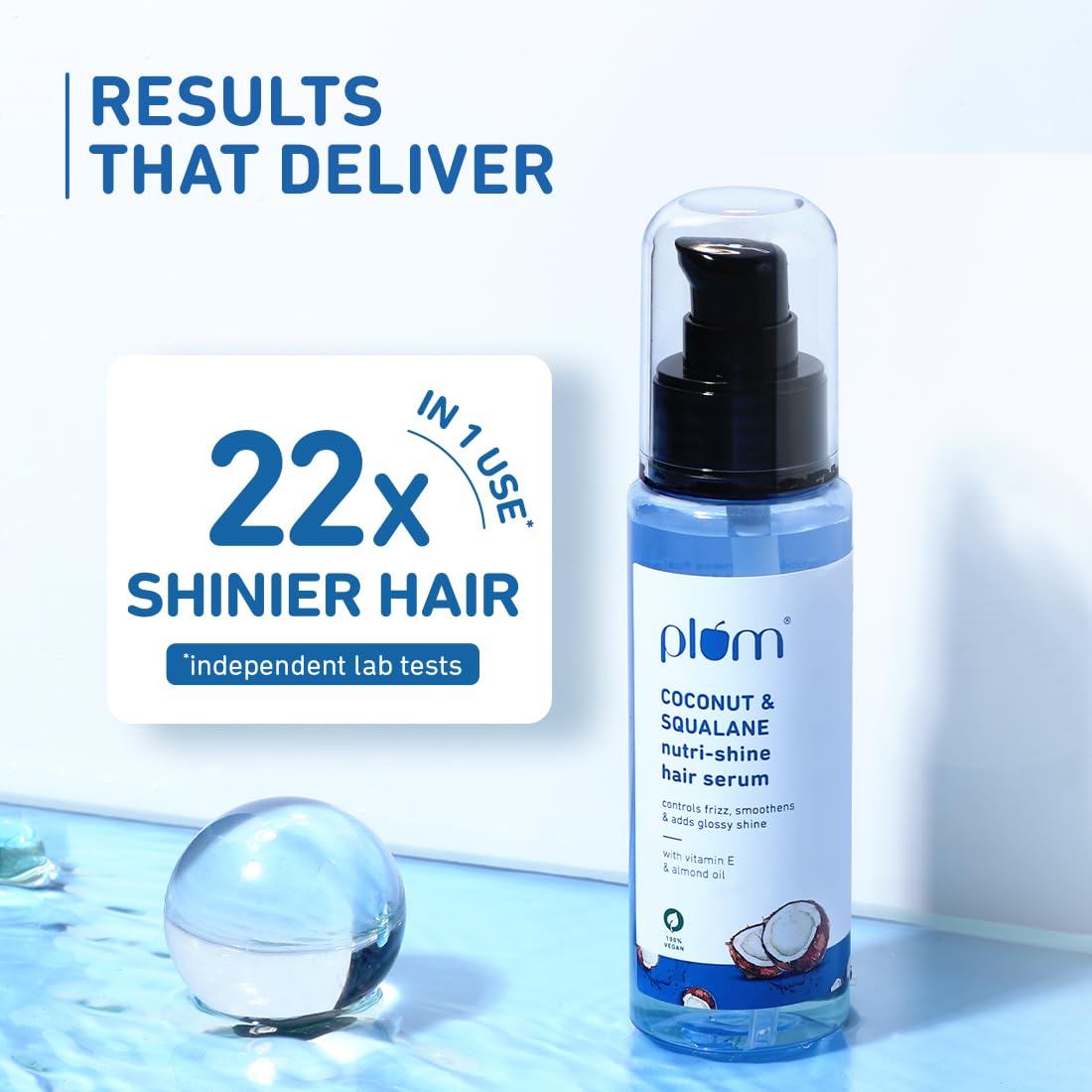 Plum Coconut & Squalane Nutri-Shine Hair Serum – view 3