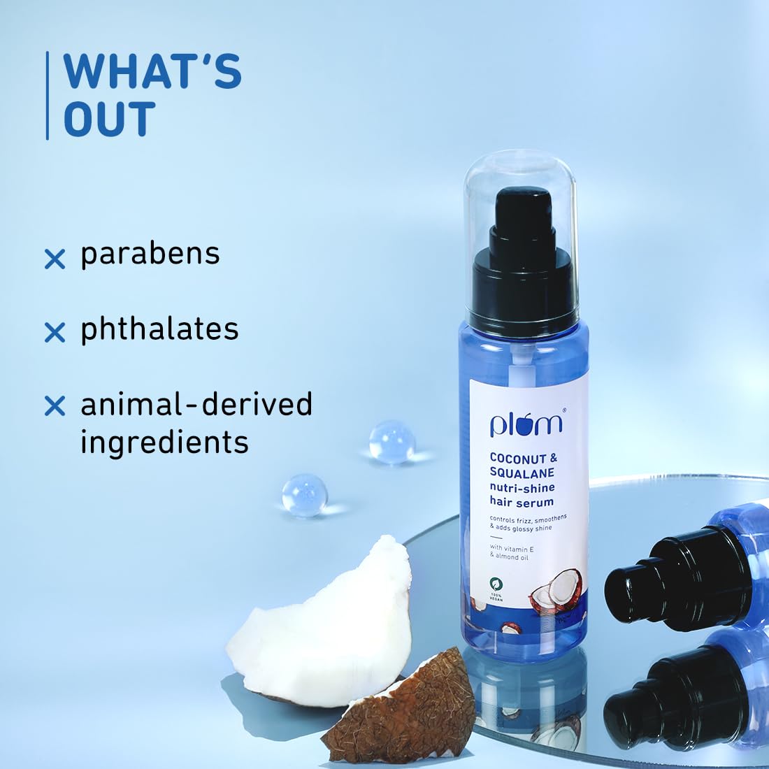 Plum Coconut & Squalane Nutri-Shine Hair Serum – view 8