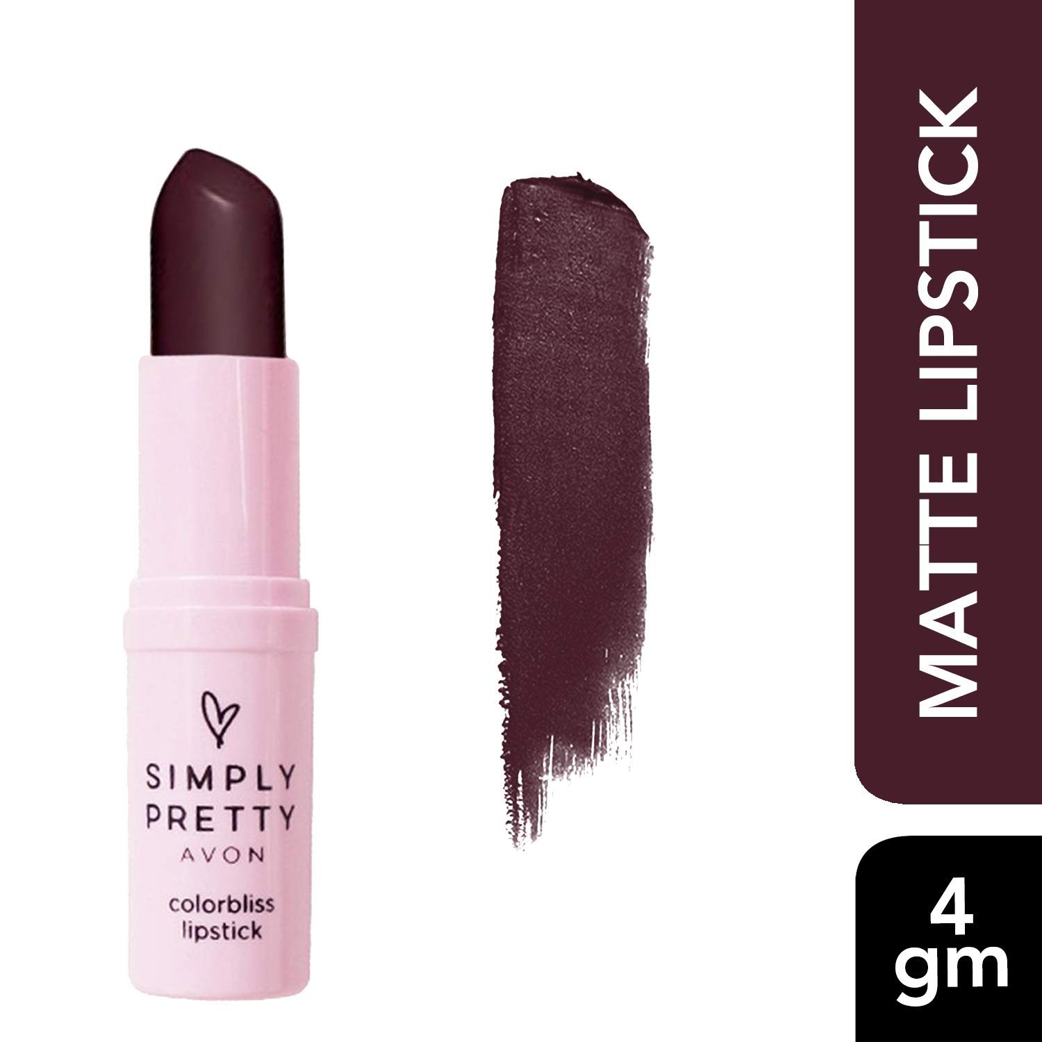 AVON Simply Pretty Colorbliss Matte Lipstick, Plum, 4 g – view 2