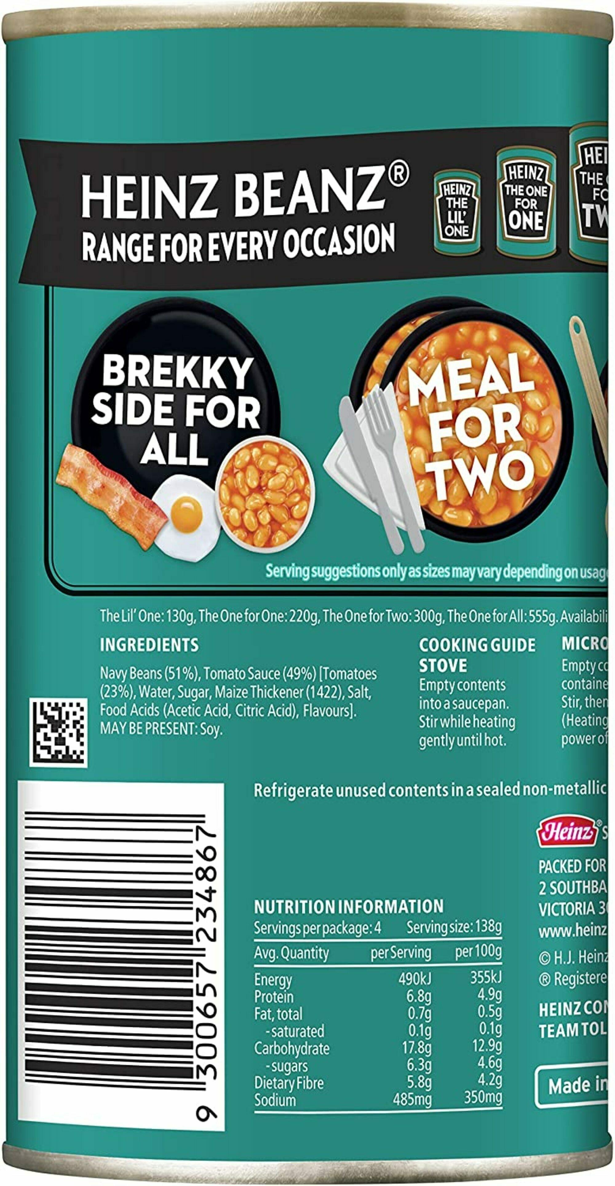 Heinz Beanz 555Gm – view 3